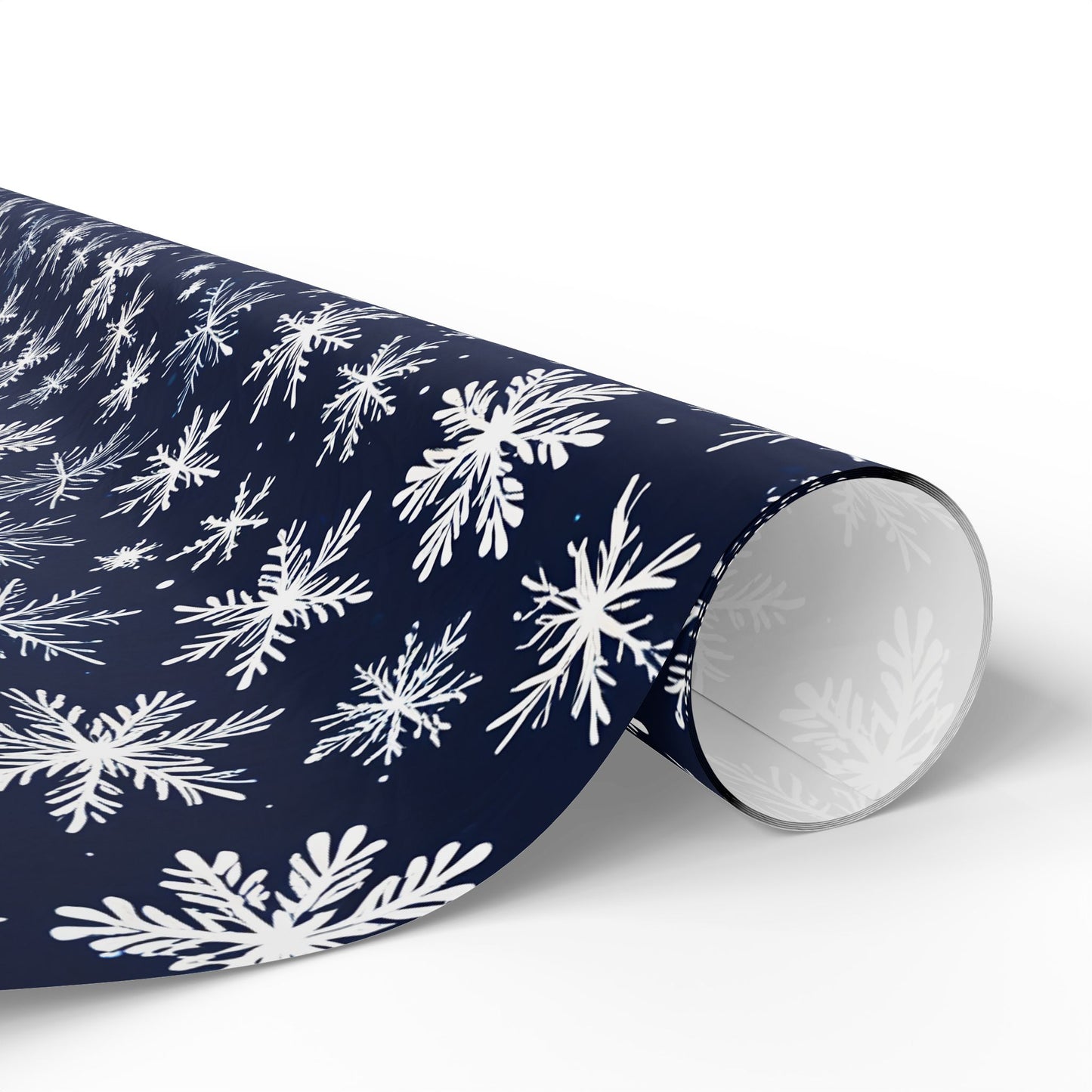 Let It Glow – Midnight Snowflake Wrapping Paper