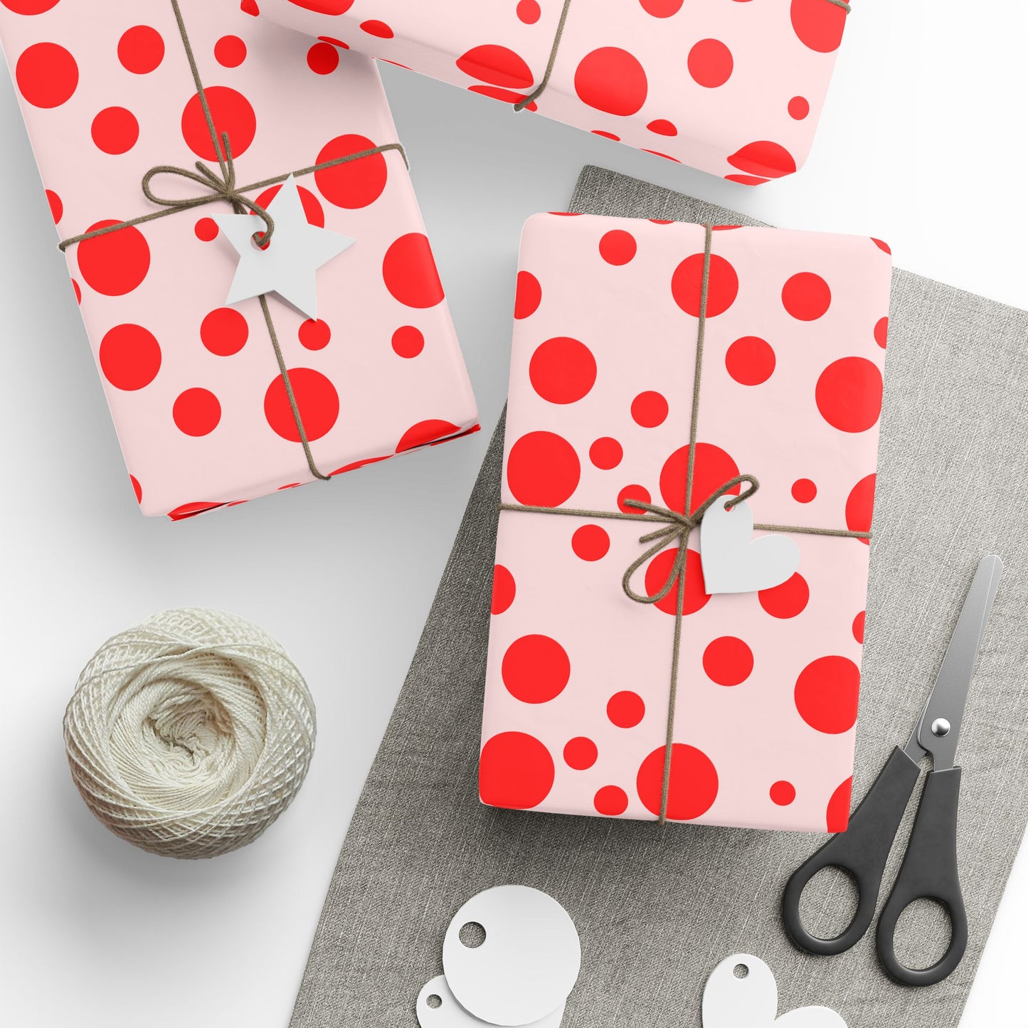 Polka Party – Playful Pink & Red Wrap