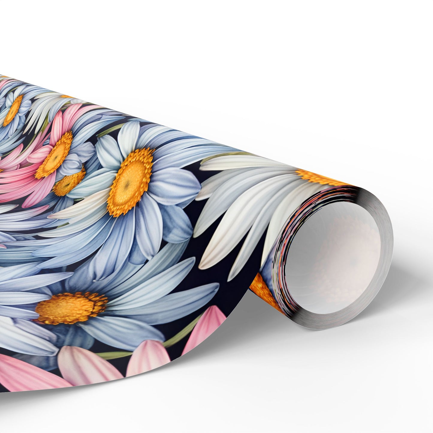Gift Wrap - Elegant Floral Daisies