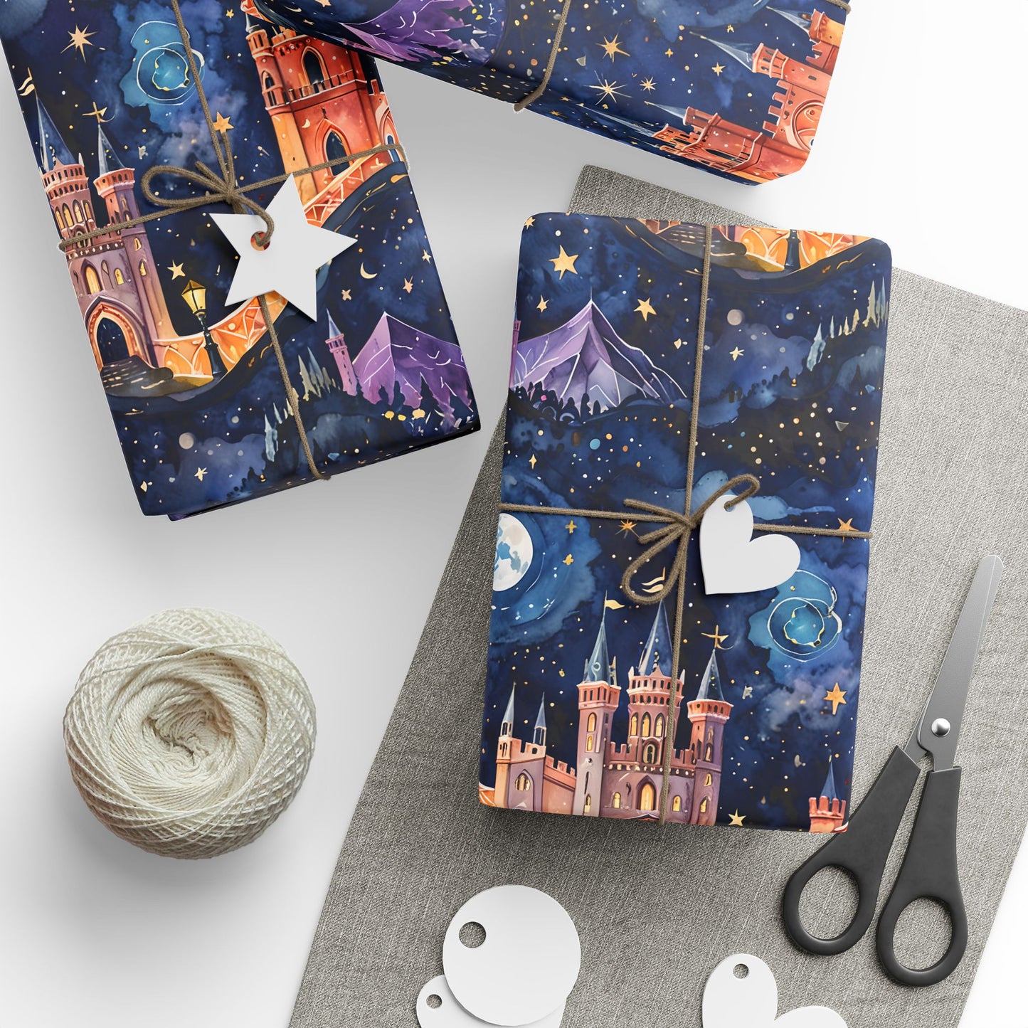 Fairytale Castle & Moon Gift Wrap