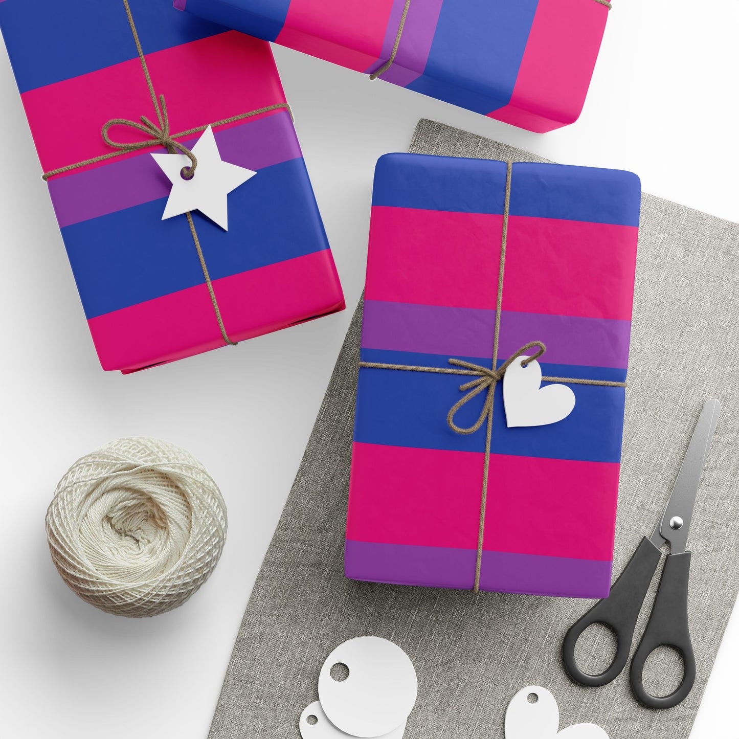 Bisexual Flag LGBTQ Gift Wrap
