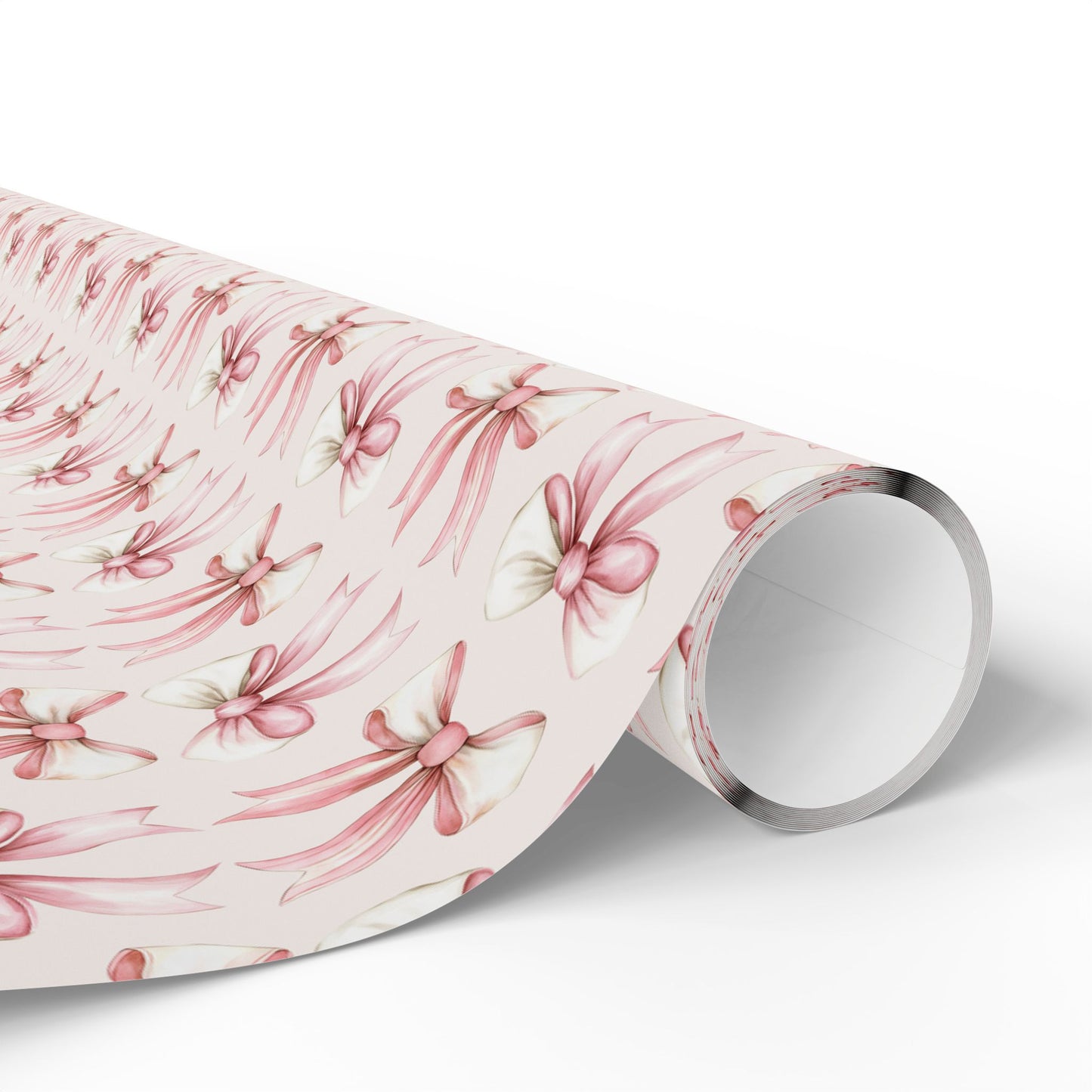 Pink Ribbon Wrapping Paper – Sweet and Chic Gift Wrap for Birthdays, Showers & Pretty Packages
