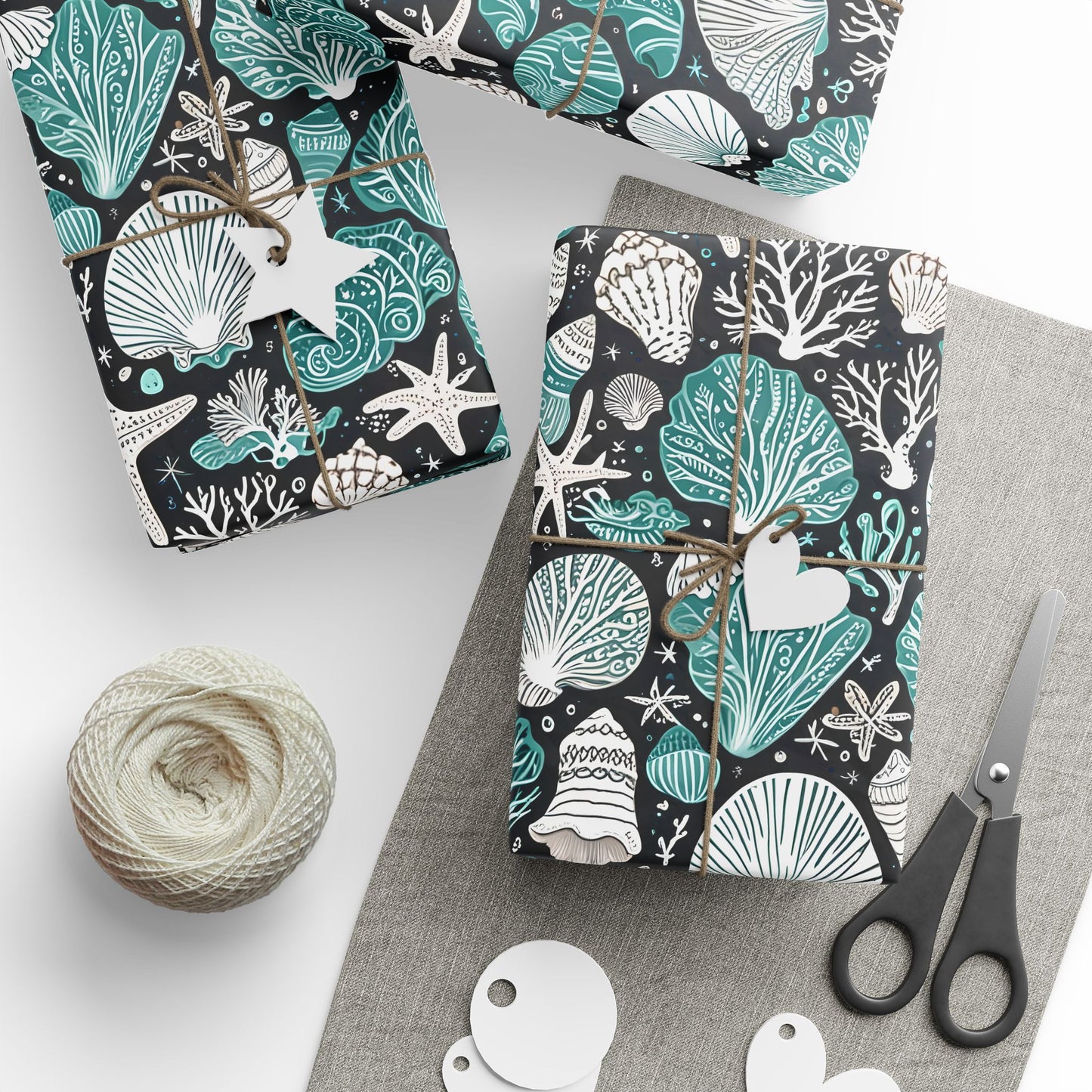 Blue Coastal Dream Wrapping Paper