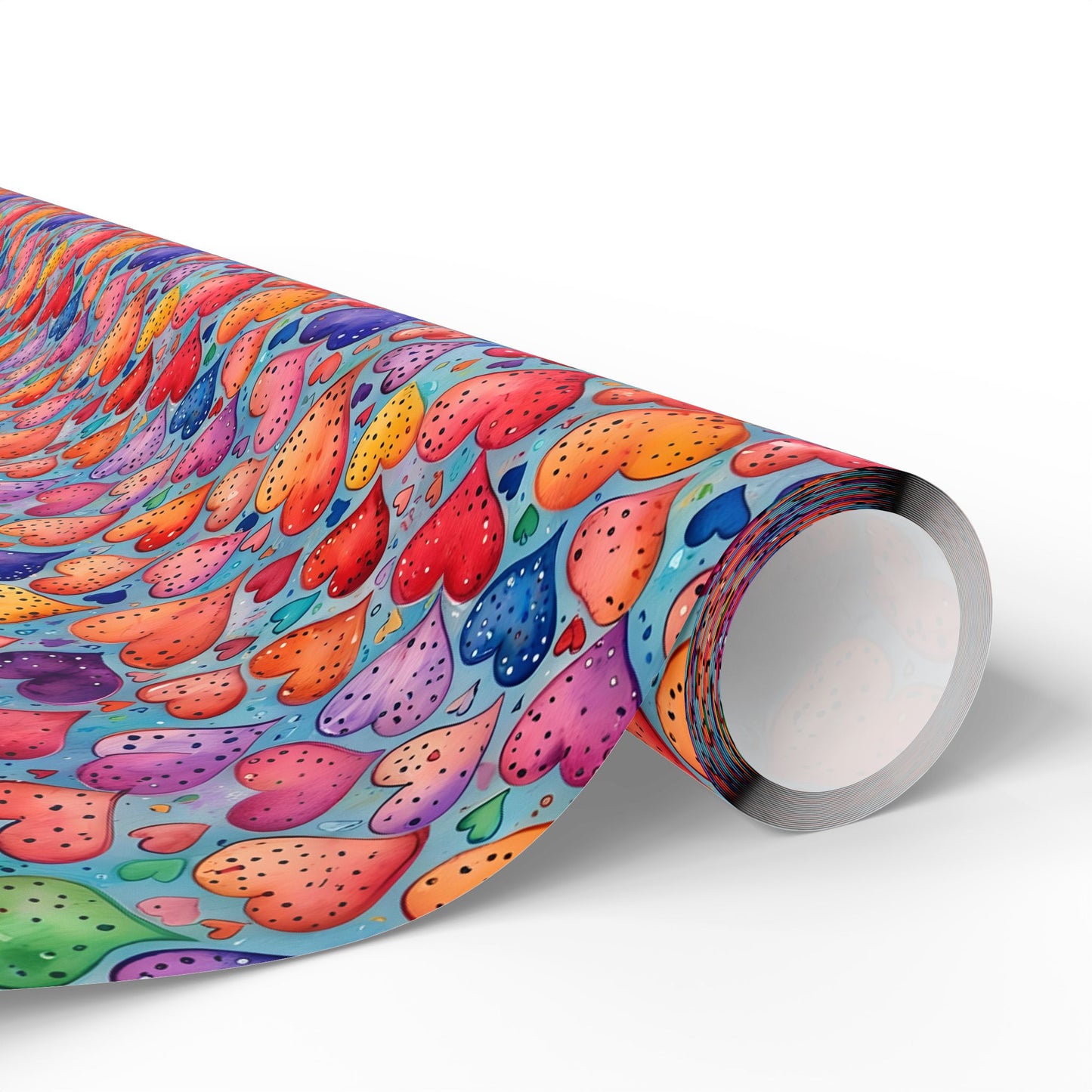 Vibrant Love Wrapping Paper - Colorful Gift Wrap