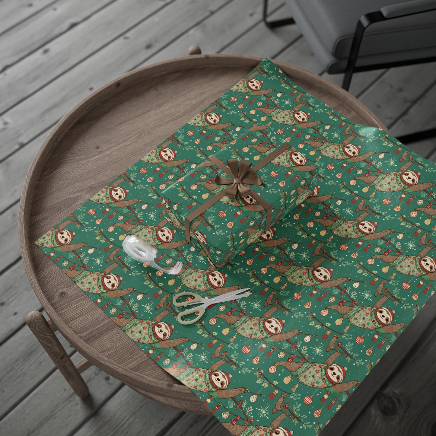 Slow Jingle, Big Mingle – Slothmas Wrapping Paper