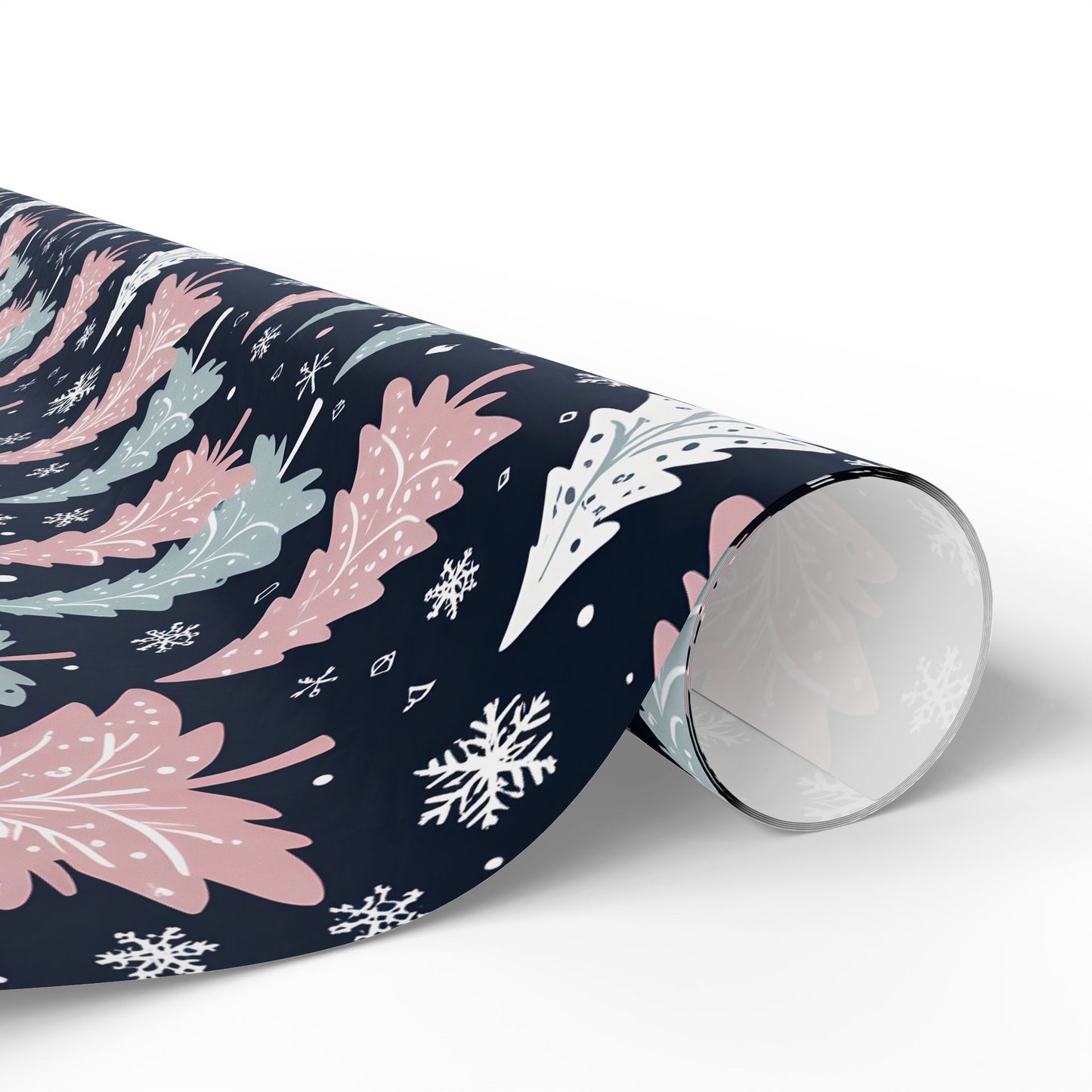 Pink, Blue & White Festive Wrapping Paper