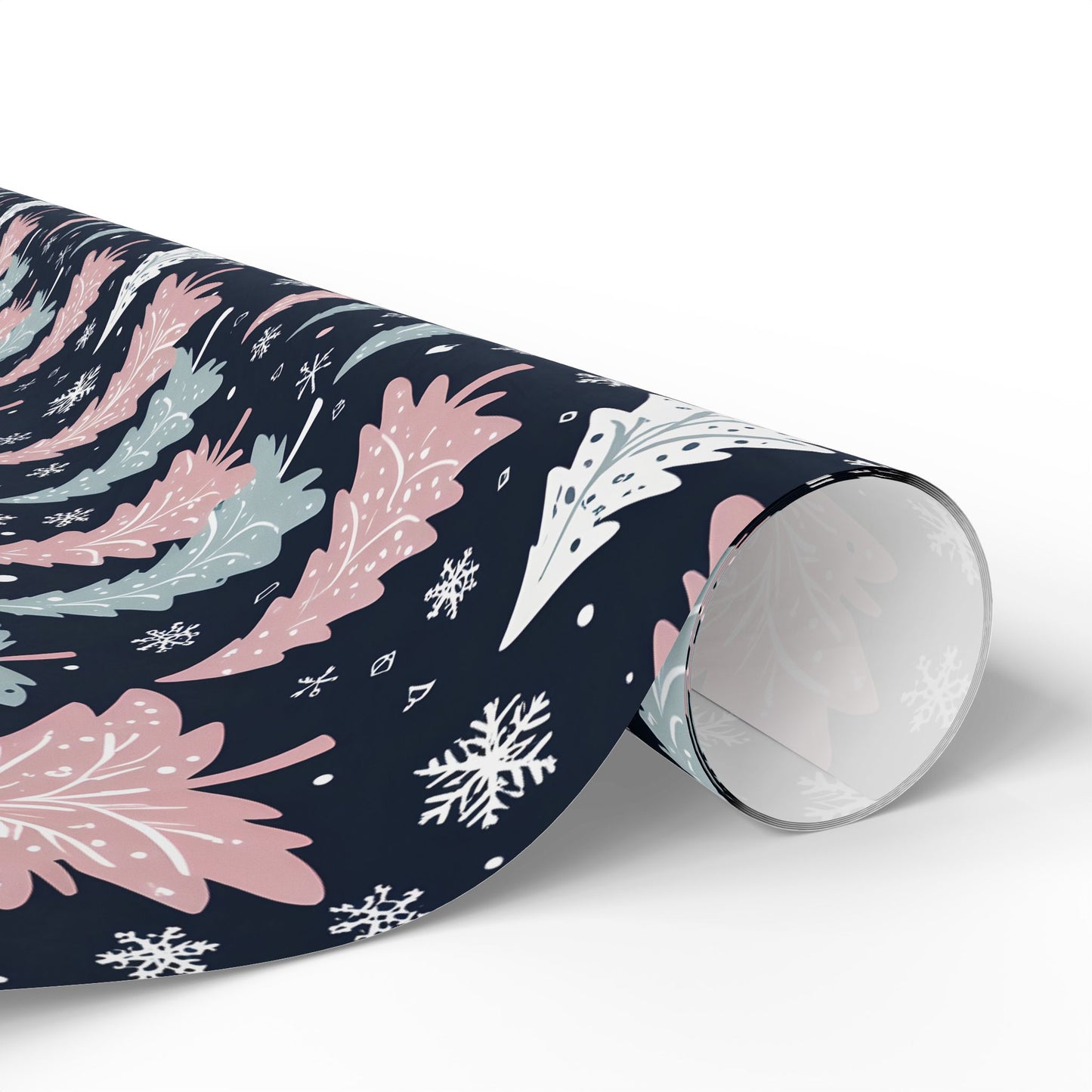 Pink, Blue & White Festive Wrapping Paper