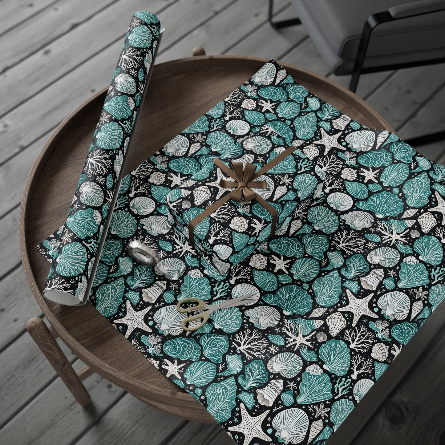Blue Coastal Dream Wrapping Paper