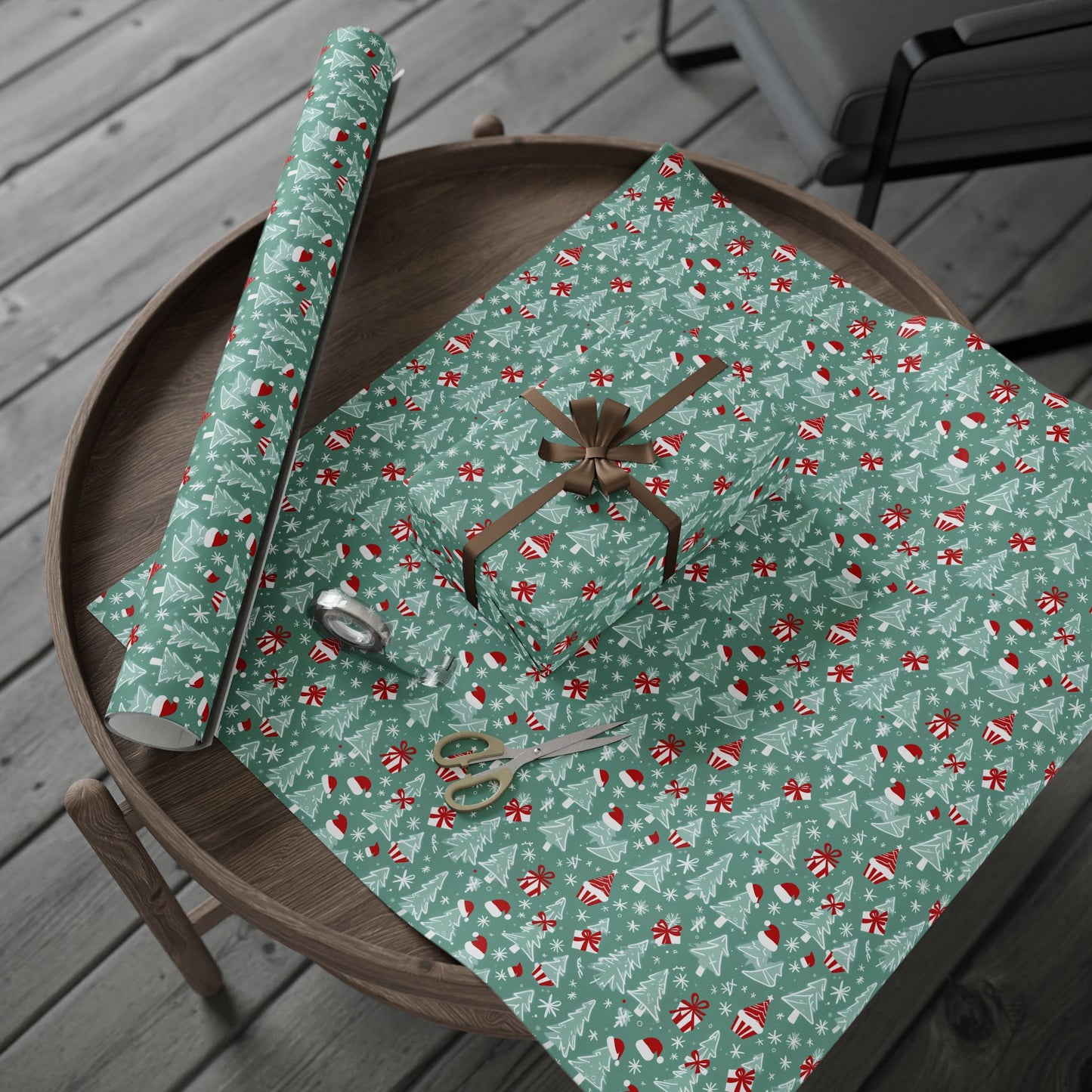 Jolly Sketchmas – Whimsical Winter Wrapping Paper