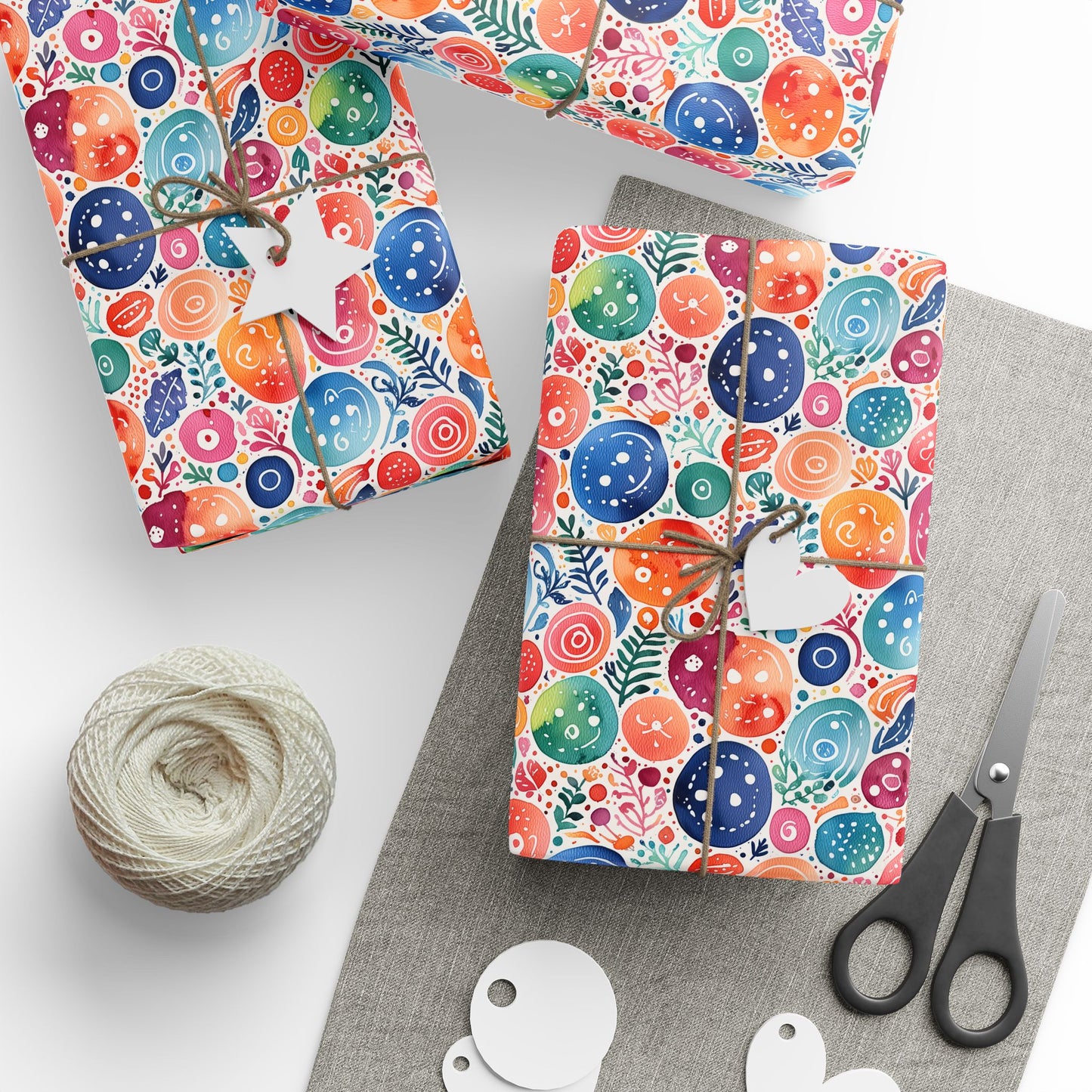 Pop Dots – Abstract Circle Wrapping Paper