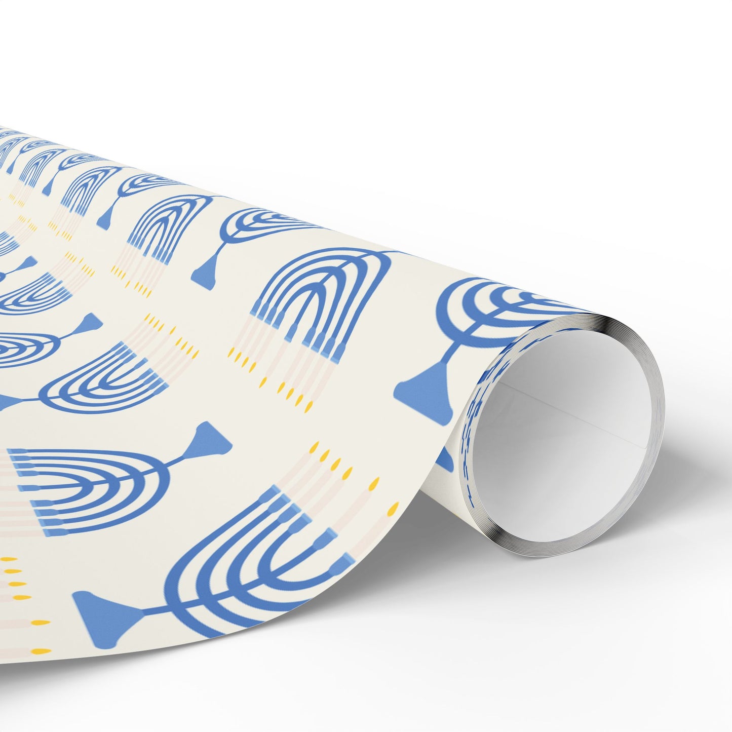 Hanukkah Menorah Wrapping Paper