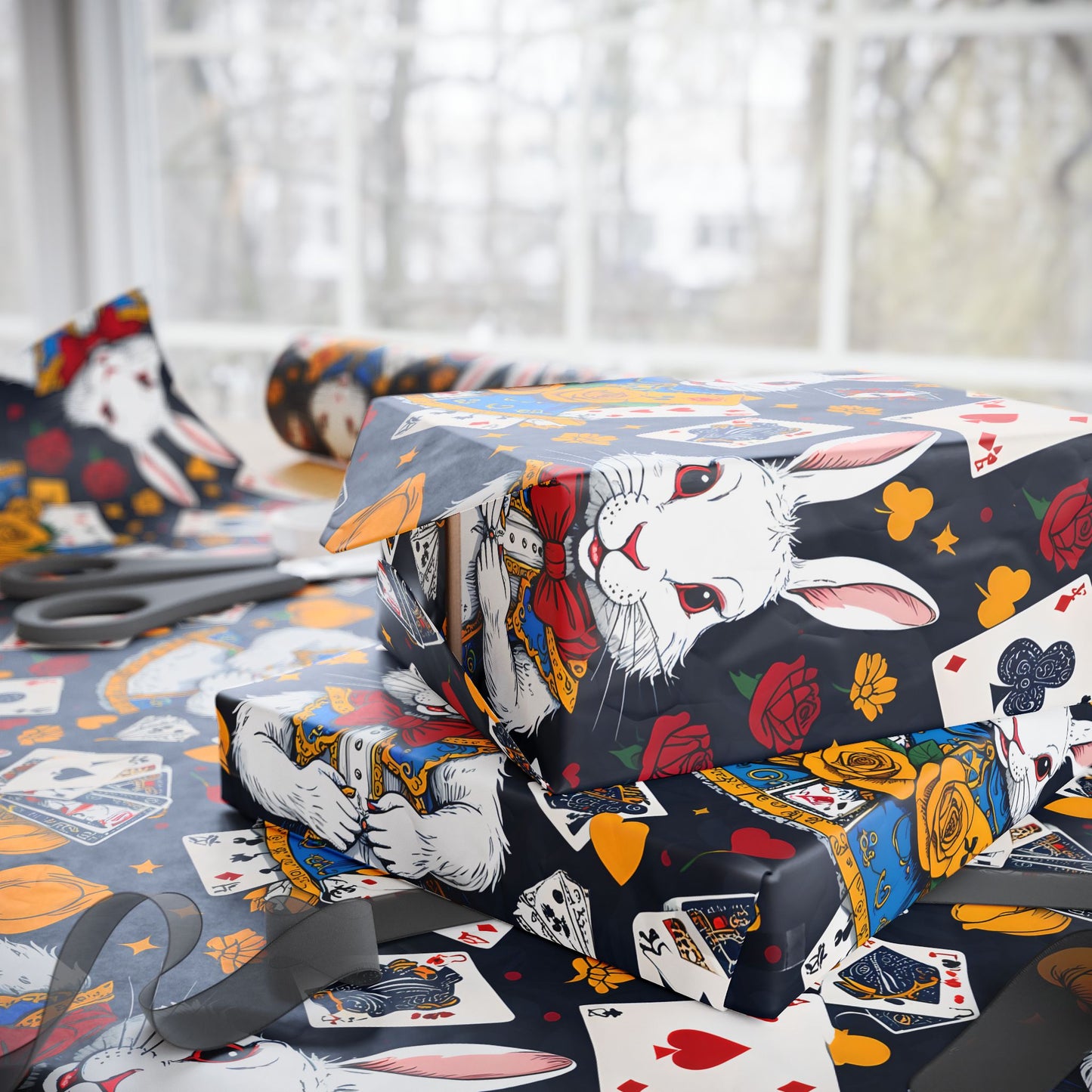 Magical Gift Wrap featuring The White Rabbit