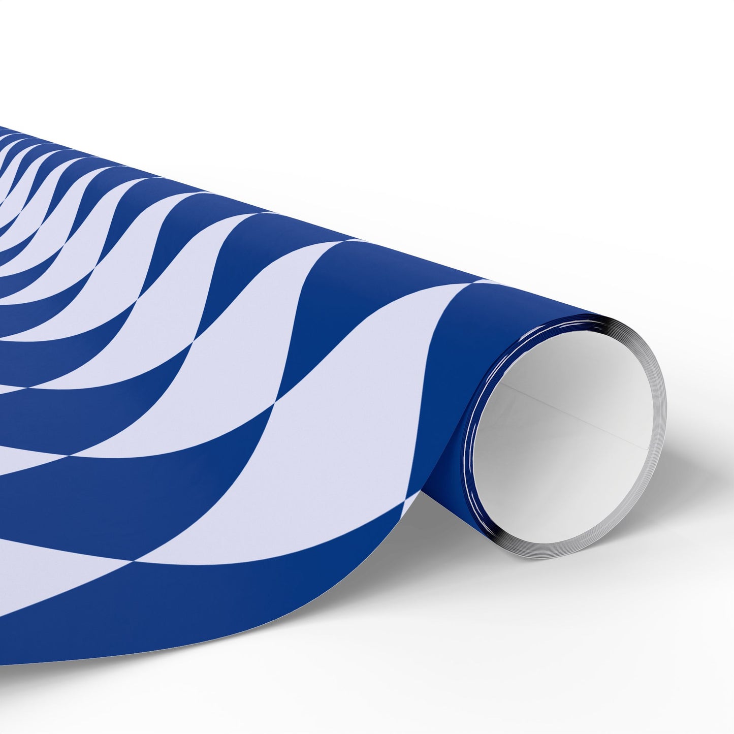Blue on Blue Harlequin Pattern