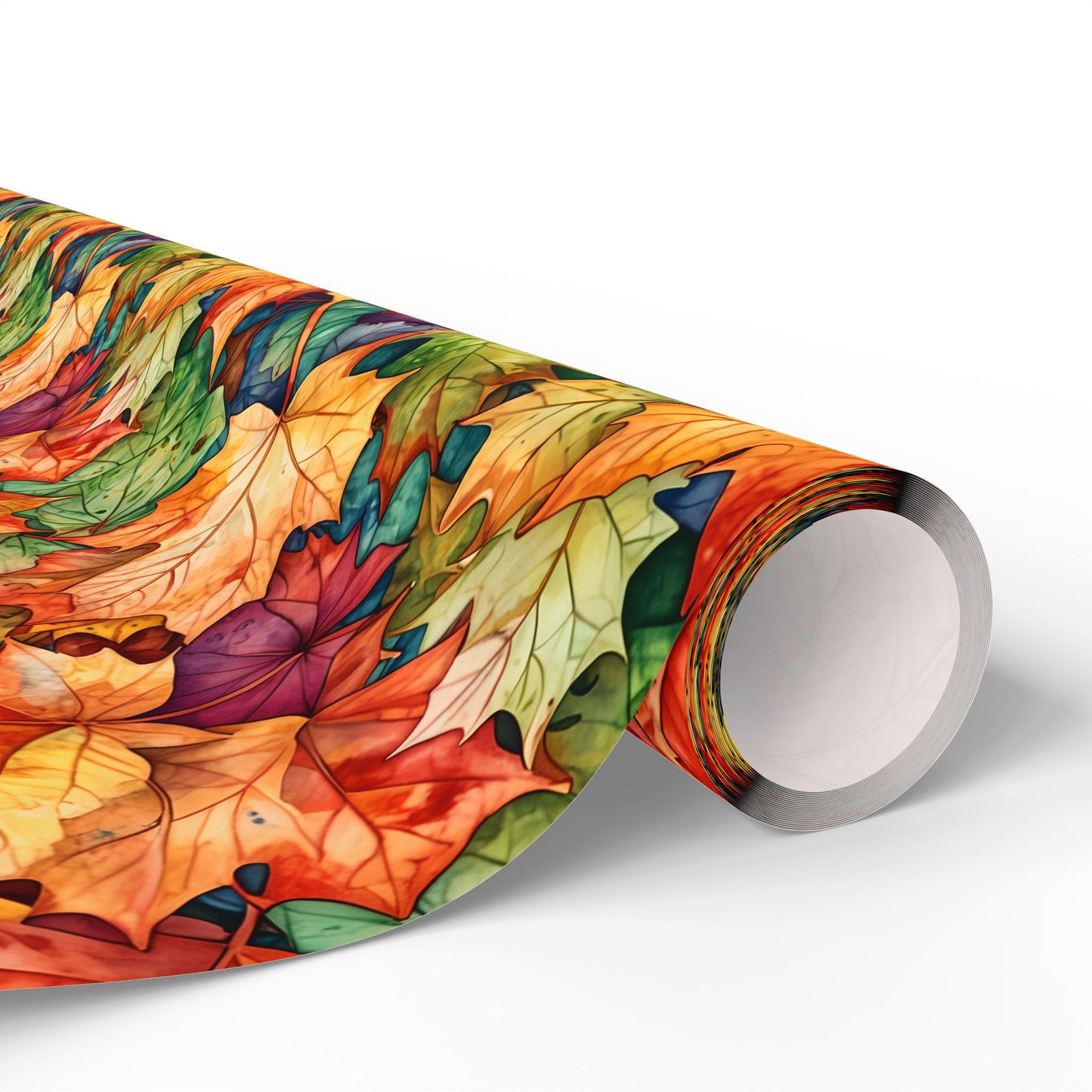 Fall Leaf Wrapping Papers, Autumn Gift Wrap