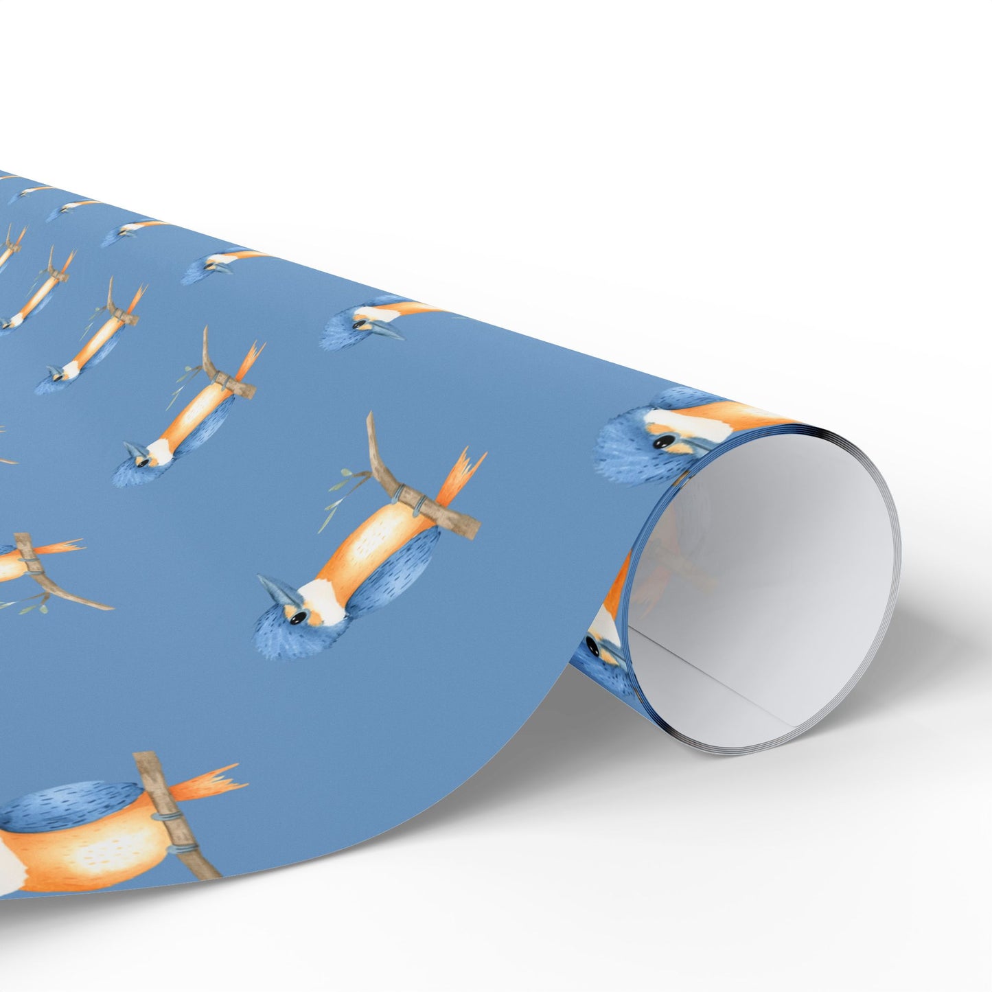 Blue Kookaburra Wrapping Paper