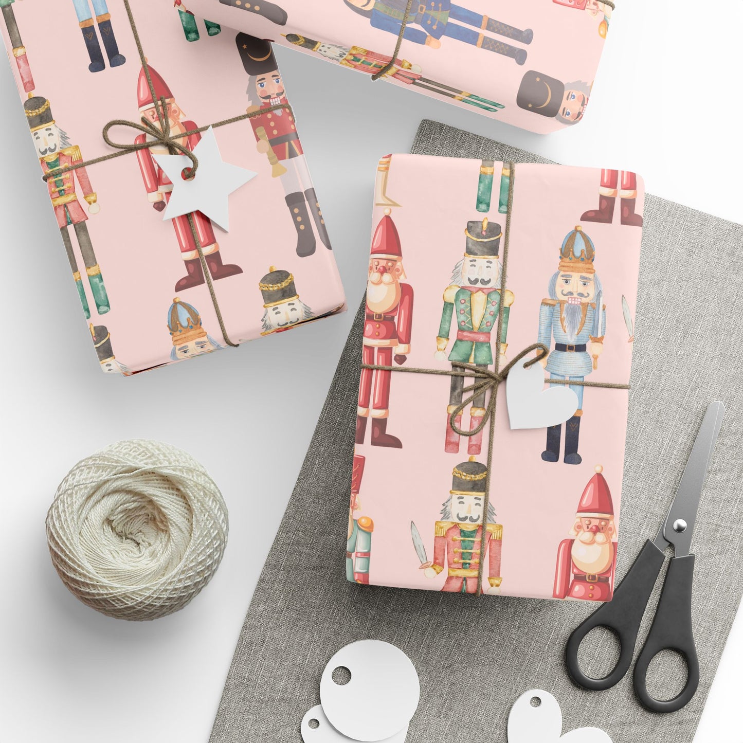 March of the Pastel Misfits – Vintage Nutcracker Wrapping Paper