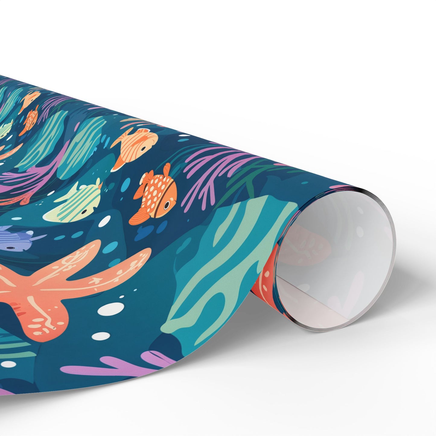 Blue and Coral Under Sea Theme