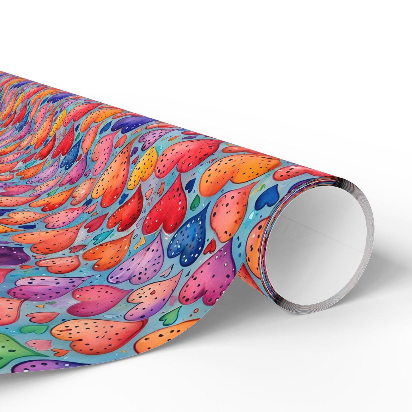 Vibrant Love Wrapping Paper - Colorful Gift Wrap