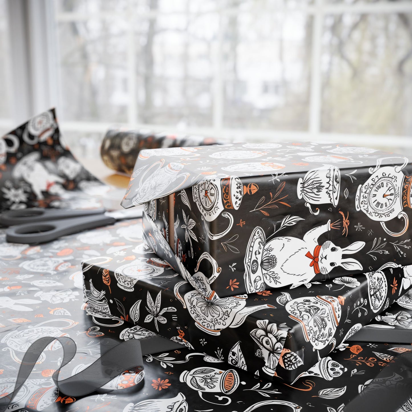 Vintage Alice In Wonderland Wrapping Papers