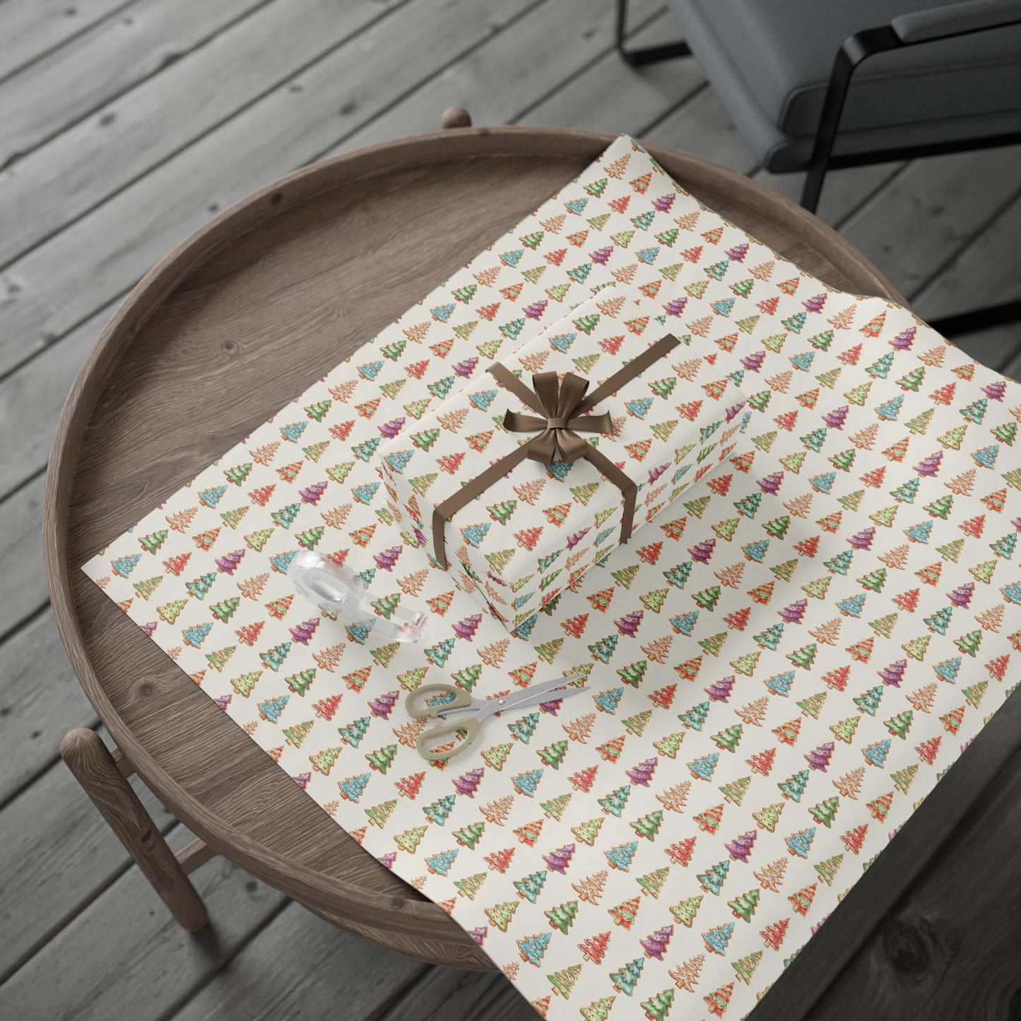 Tree - mendously Tasty – Christmas Cookie Tree Wrapping Paper