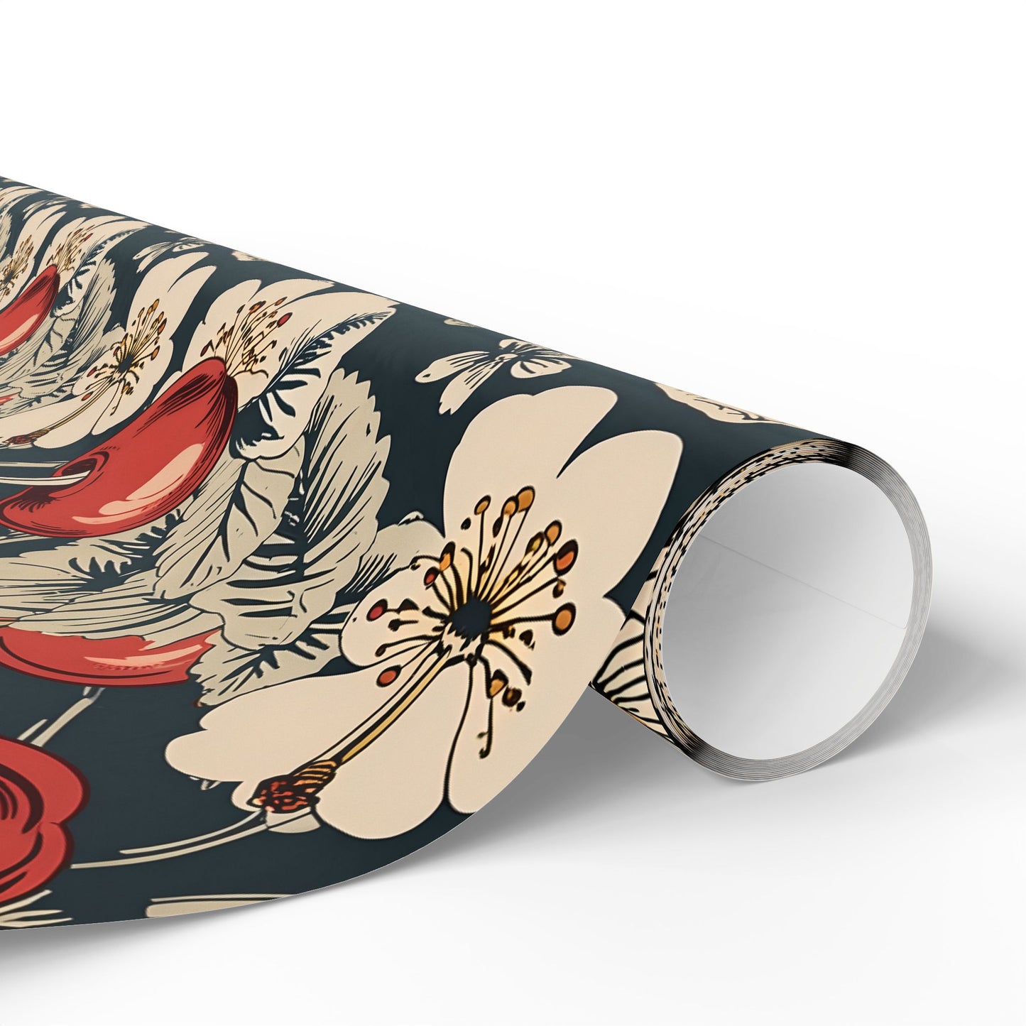 Vintage Cherry and Cherry Blossom Wrapping Papers