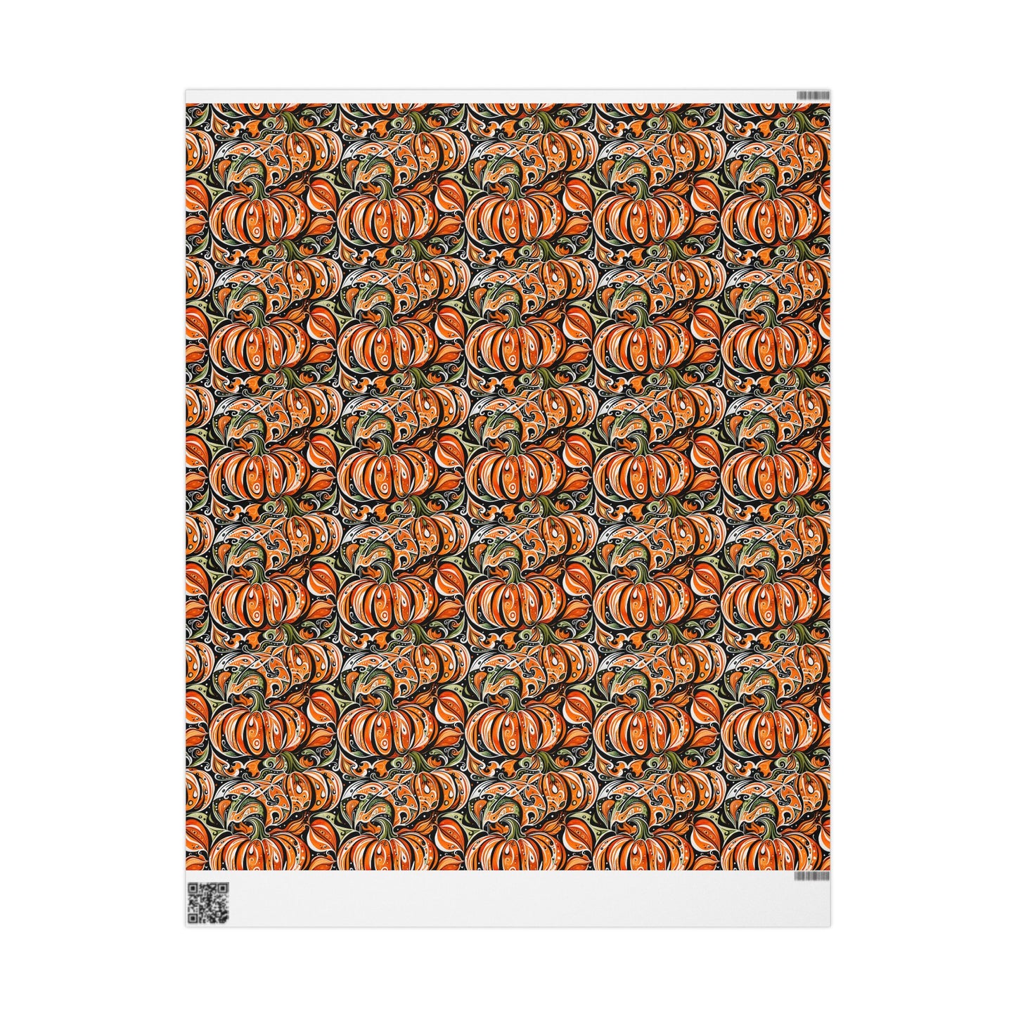 Festive Pumpkin Wrapping Papers