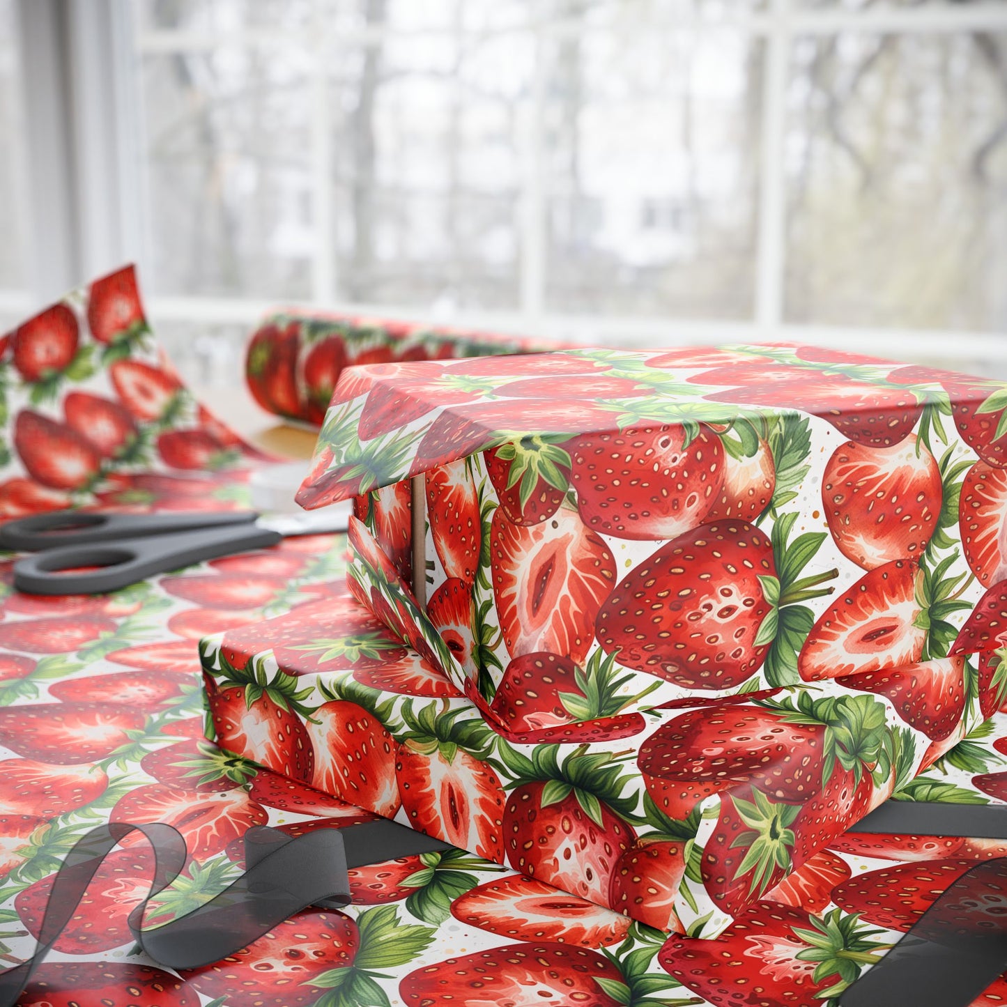 Berry Much in Love Wrapping Paper