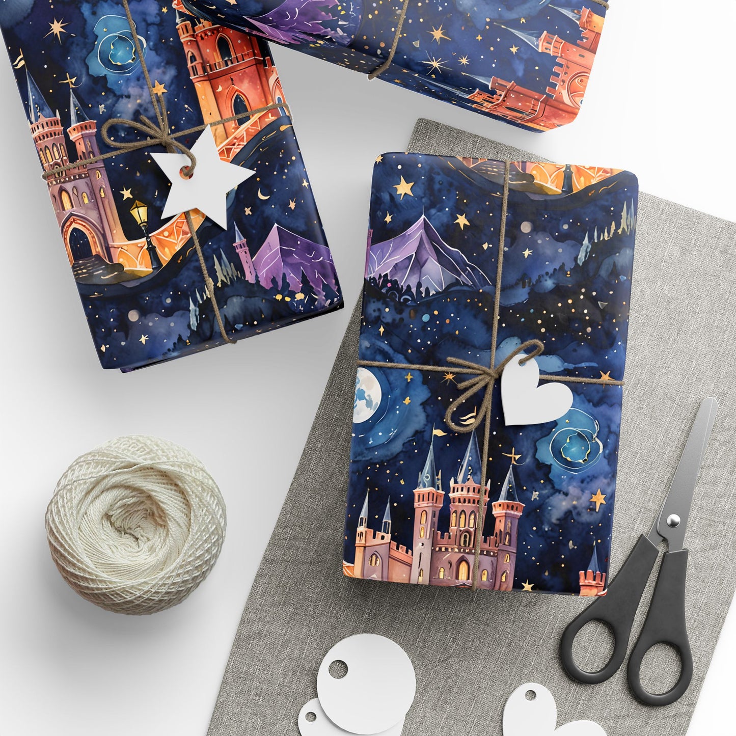 Fairytale Castle & Moon Gift Wrap