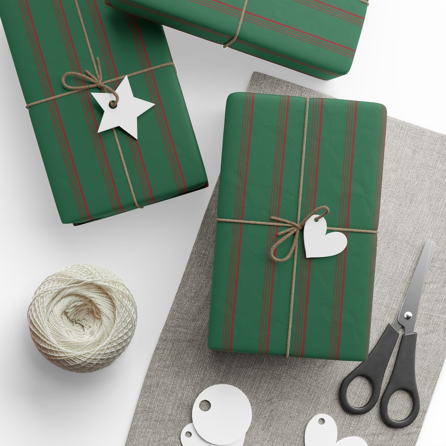 Elegant Green & Red Holiday