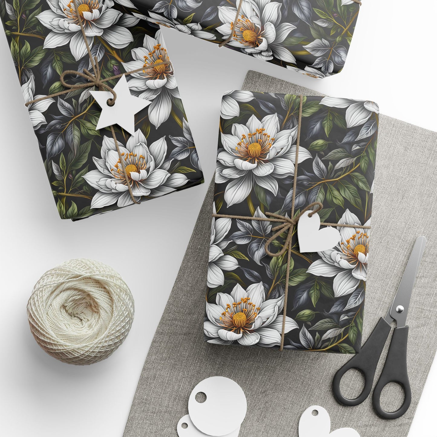 Trendy Botanical Wrapping Paper Eco Friendly Gifting