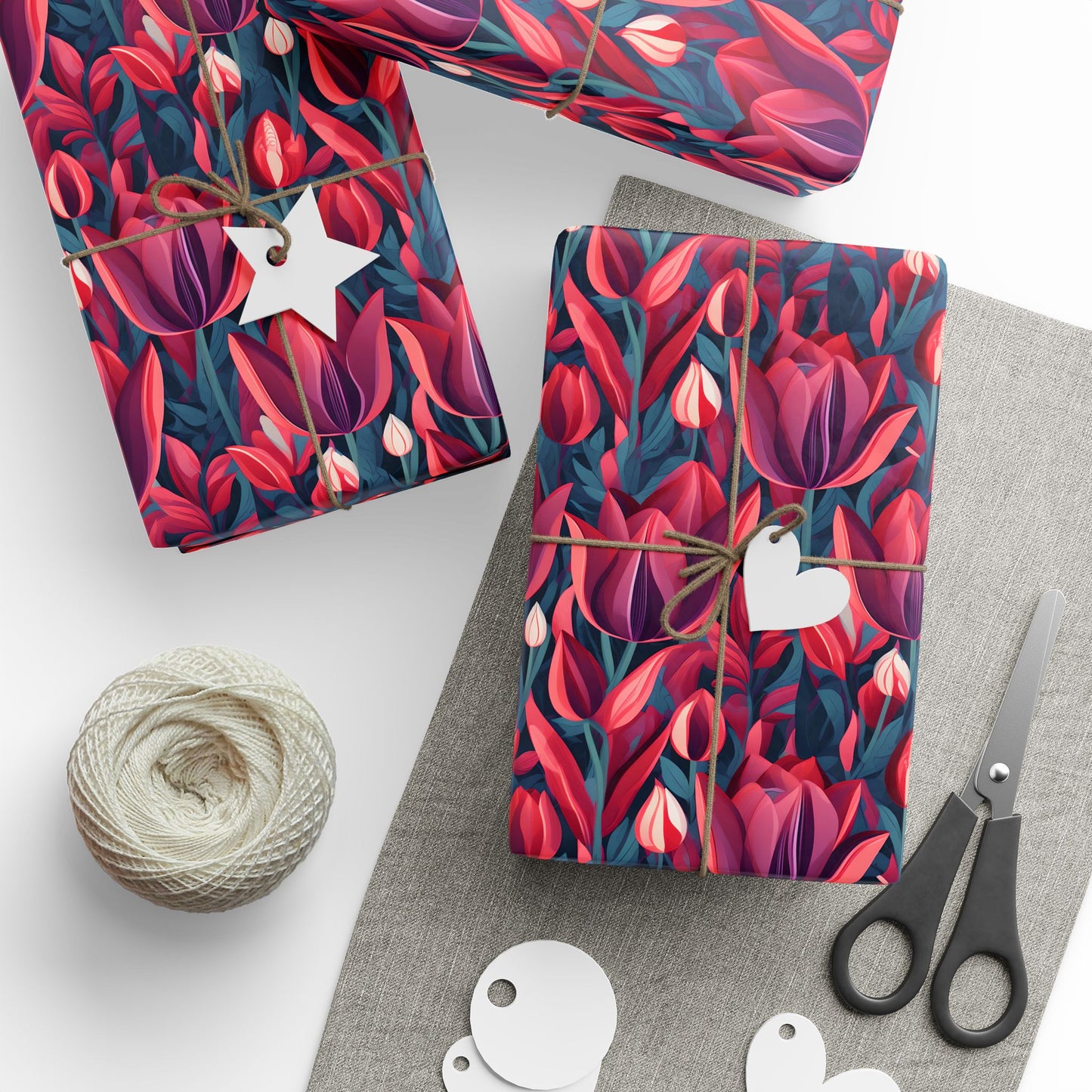 Tulip Grace – Elegant Gift Wrap for Life’s Special Moments”