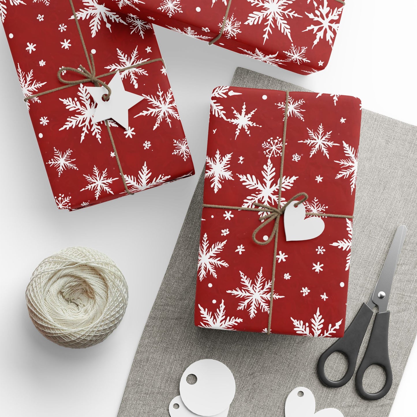 Blizzard Bling – Bold Snowflake Wrapping Paper