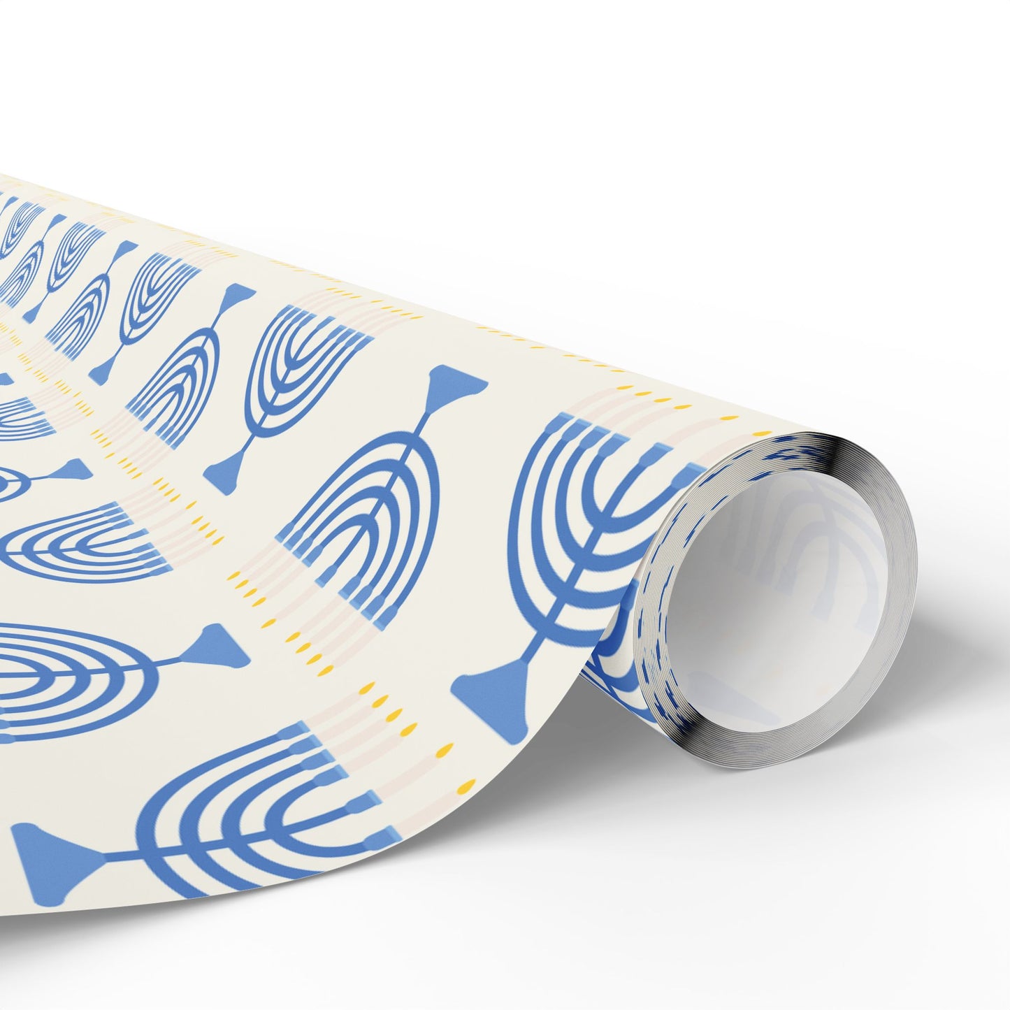 Hanukkah Menorah Wrapping Paper