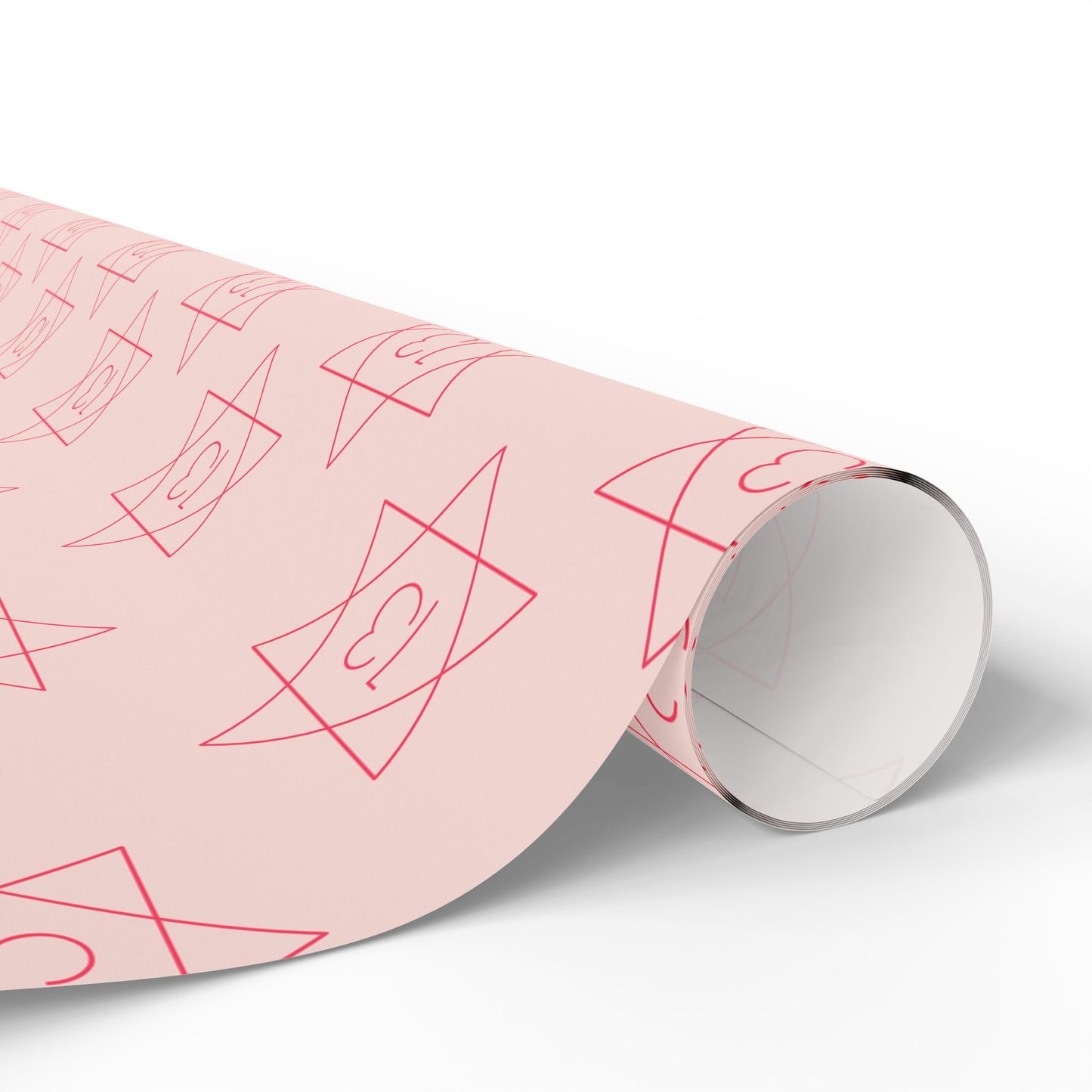 Pink Star of David Design