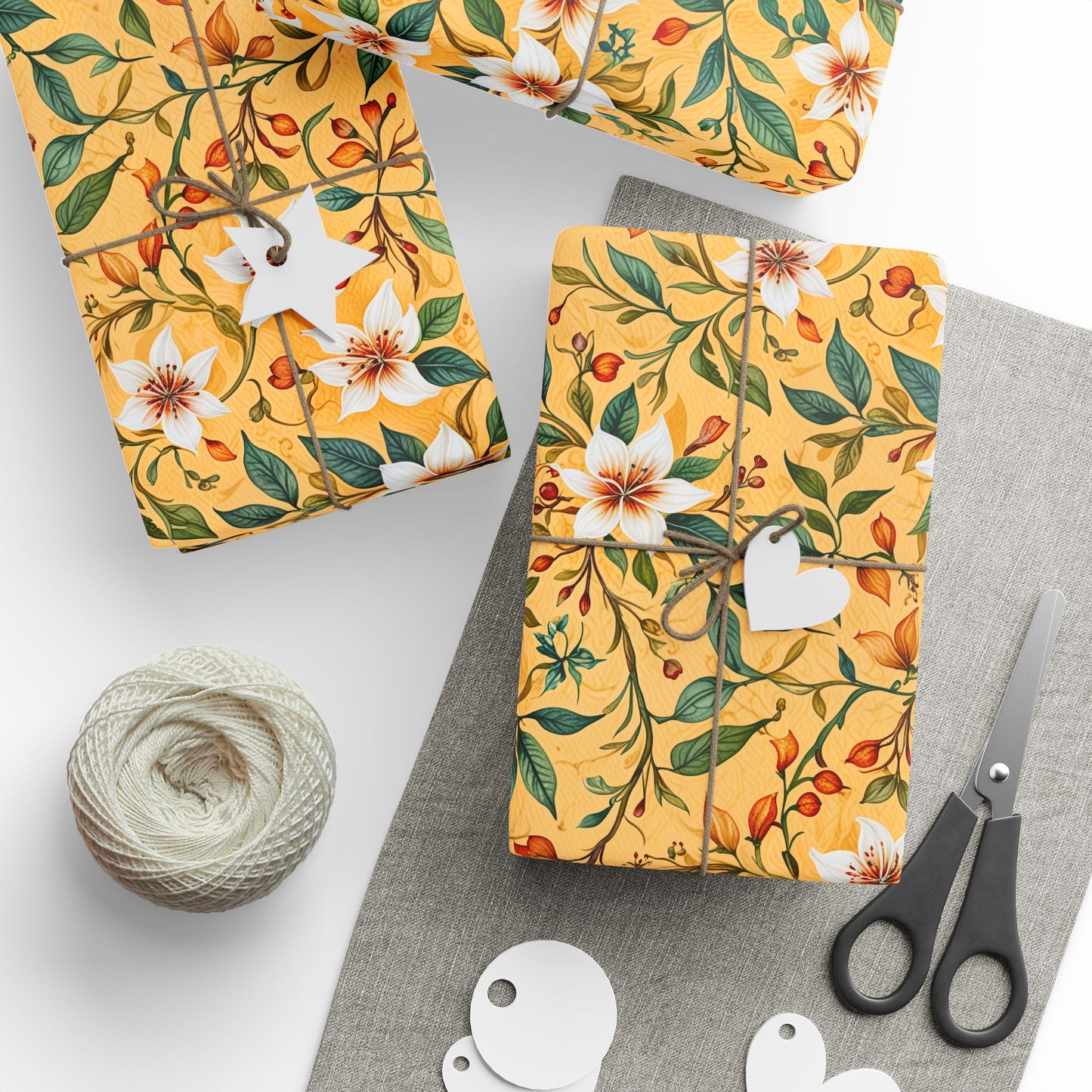 Golden Bloom – Floral Wrap