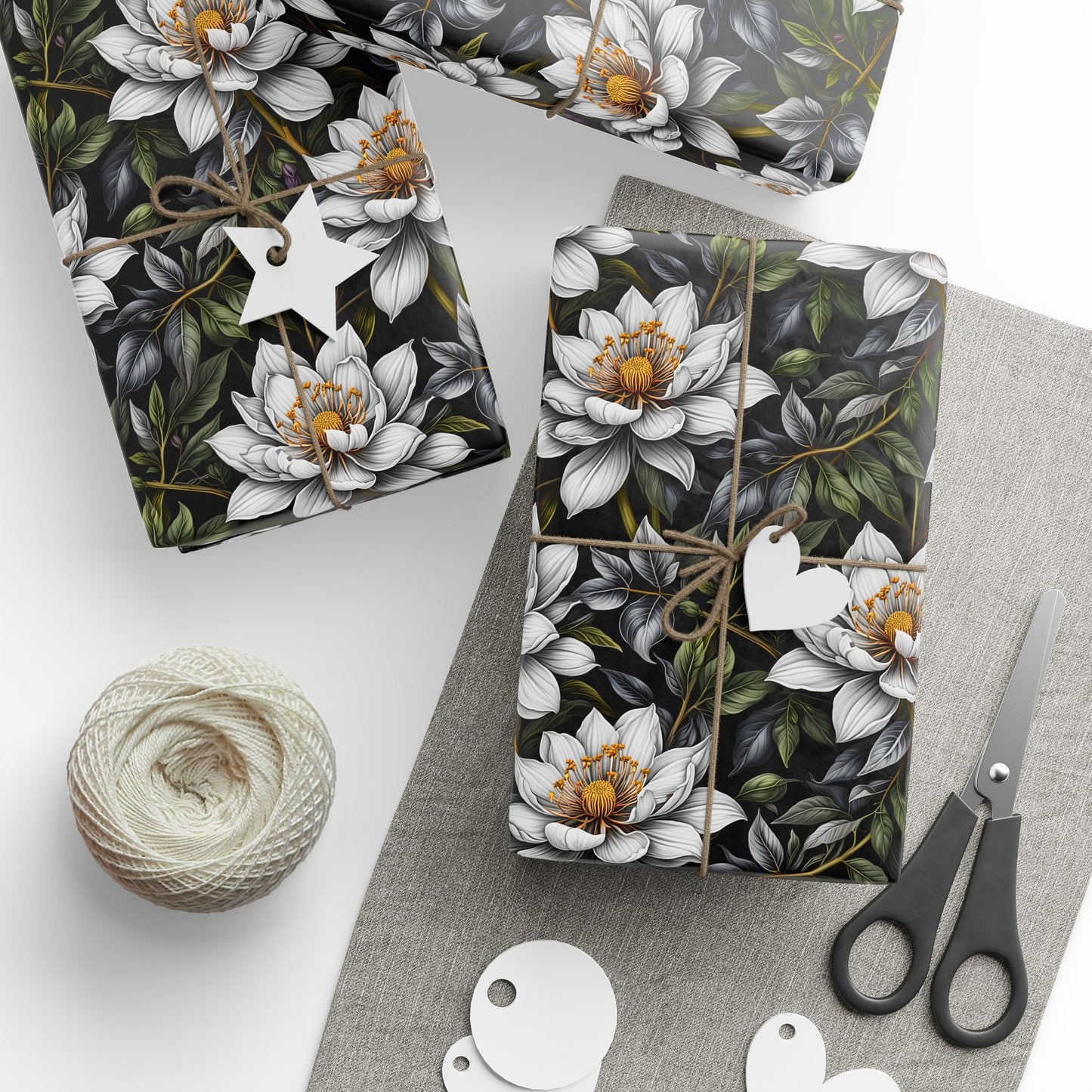 Trendy Botanical Wrapping Paper Eco Friendly Gifting