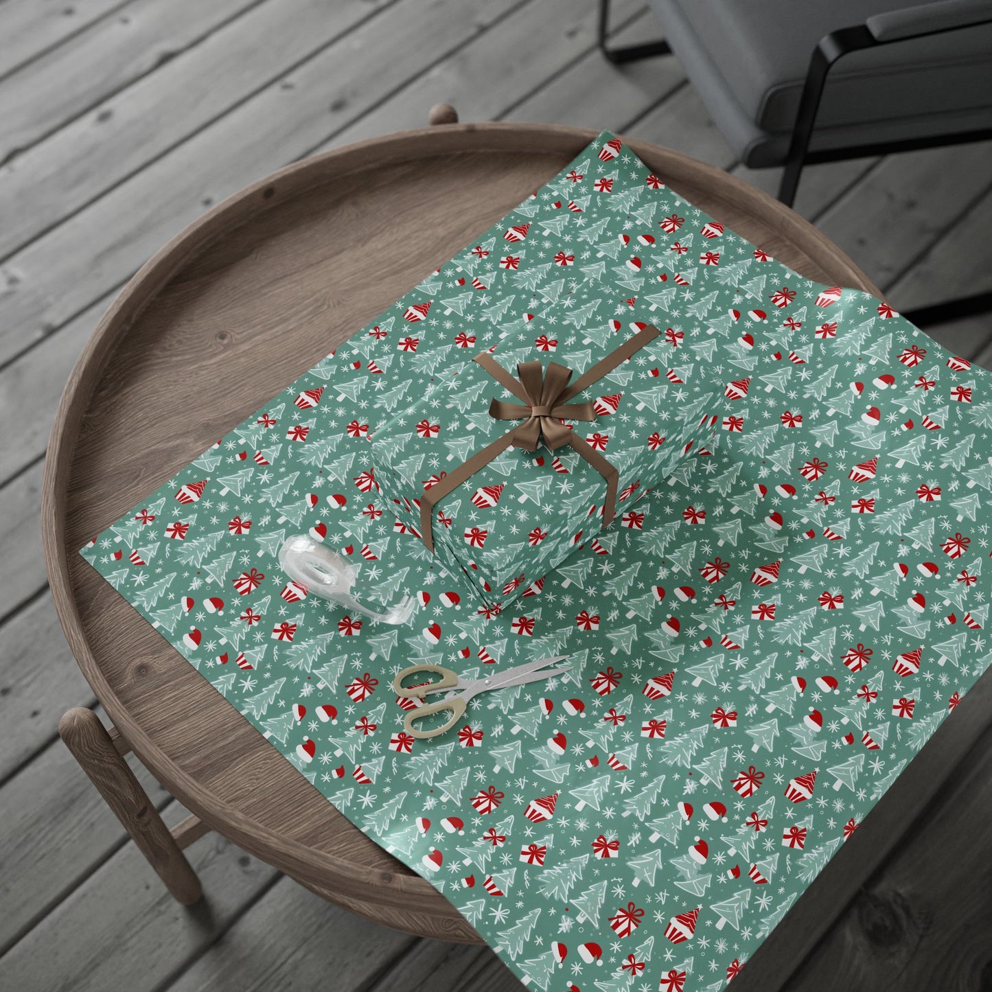 Jolly Sketchmas – Whimsical Winter Wrapping Paper