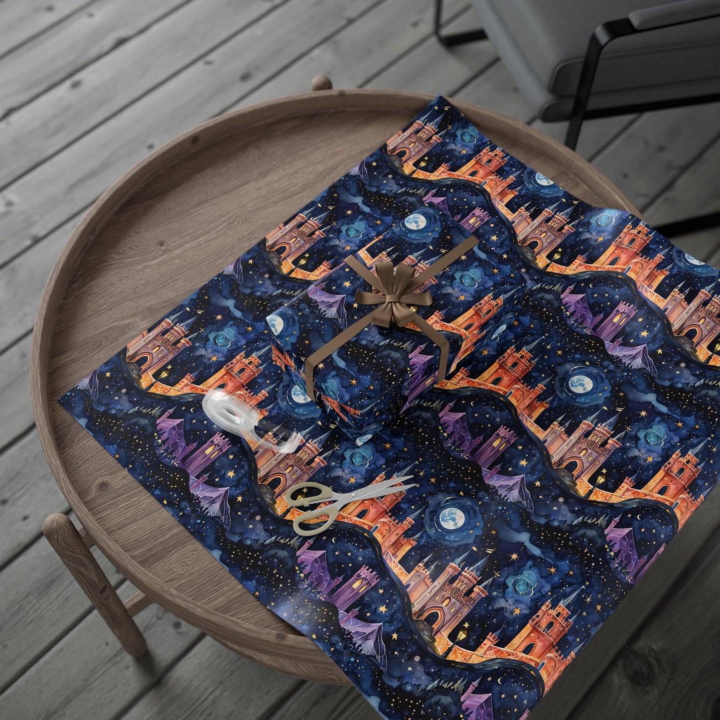 Fairytale Castle & Moon Gift Wrap