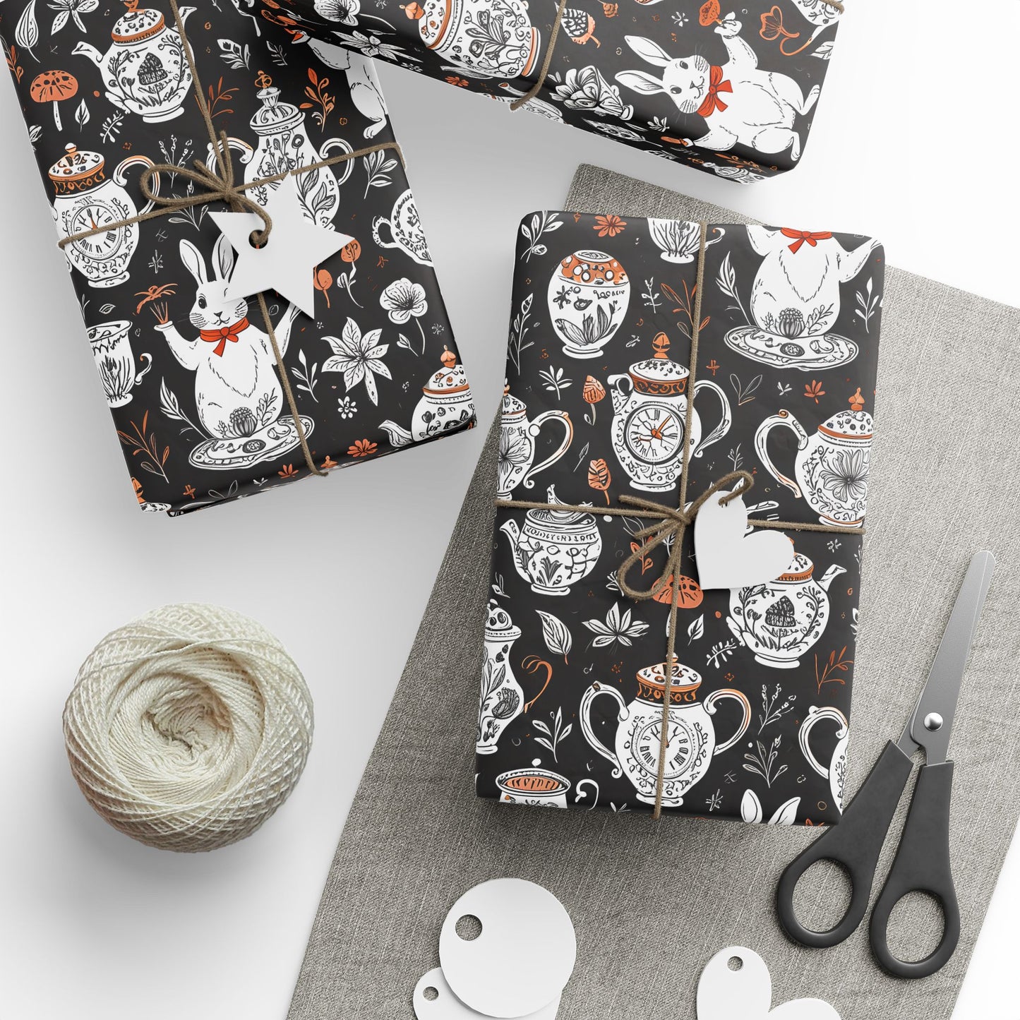 Vintage Alice In Wonderland Wrapping Papers