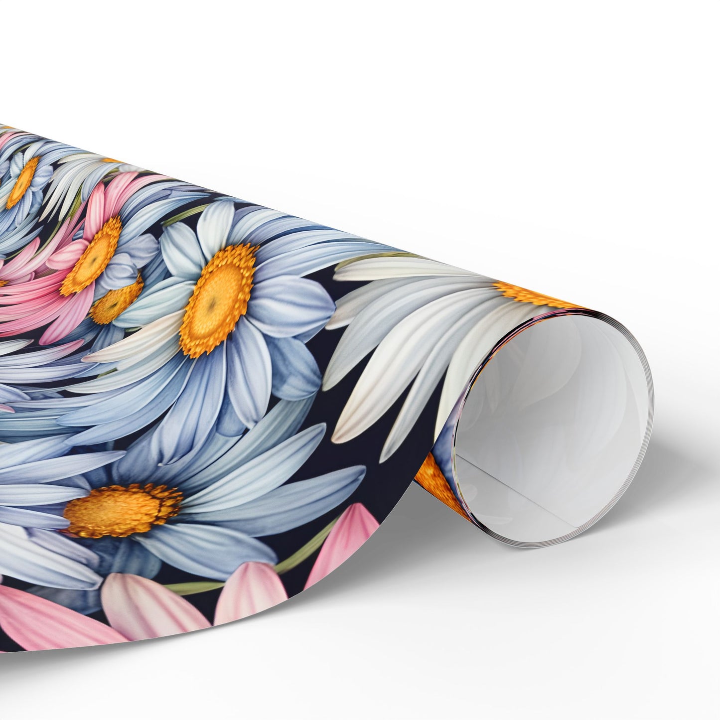 Gift Wrap - Elegant Floral Daisies