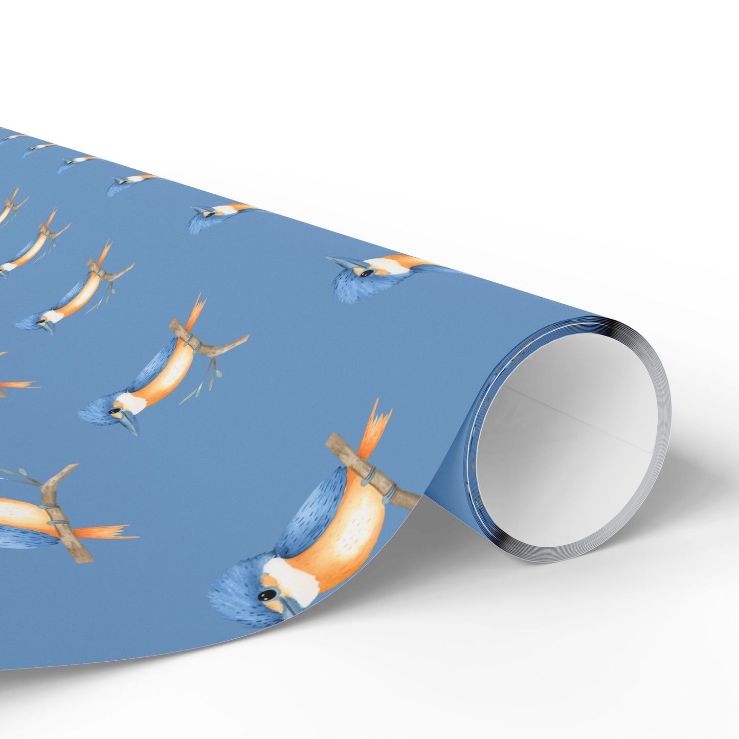Blue Kookaburra Wrapping Paper