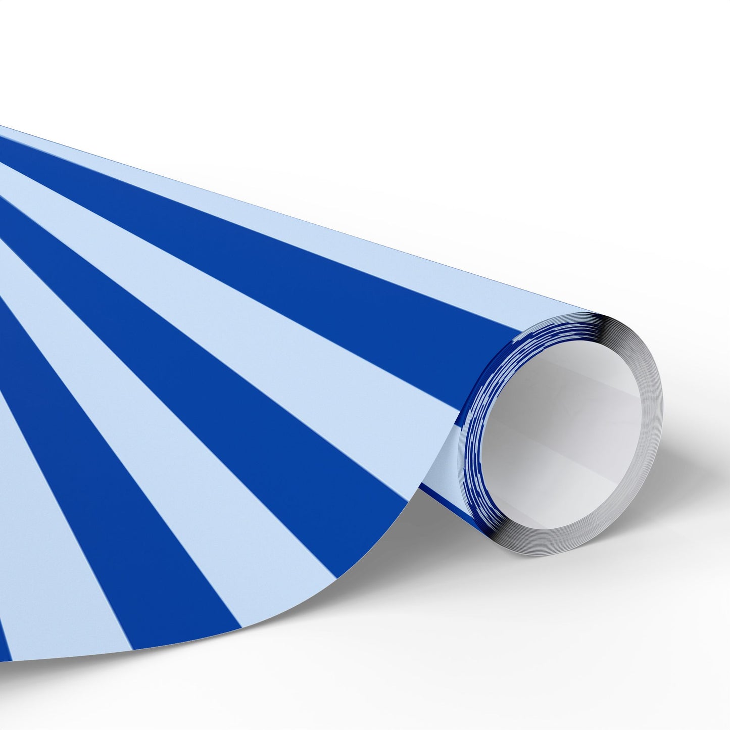 Blue Elegance – Sophisticated Striped Wrap