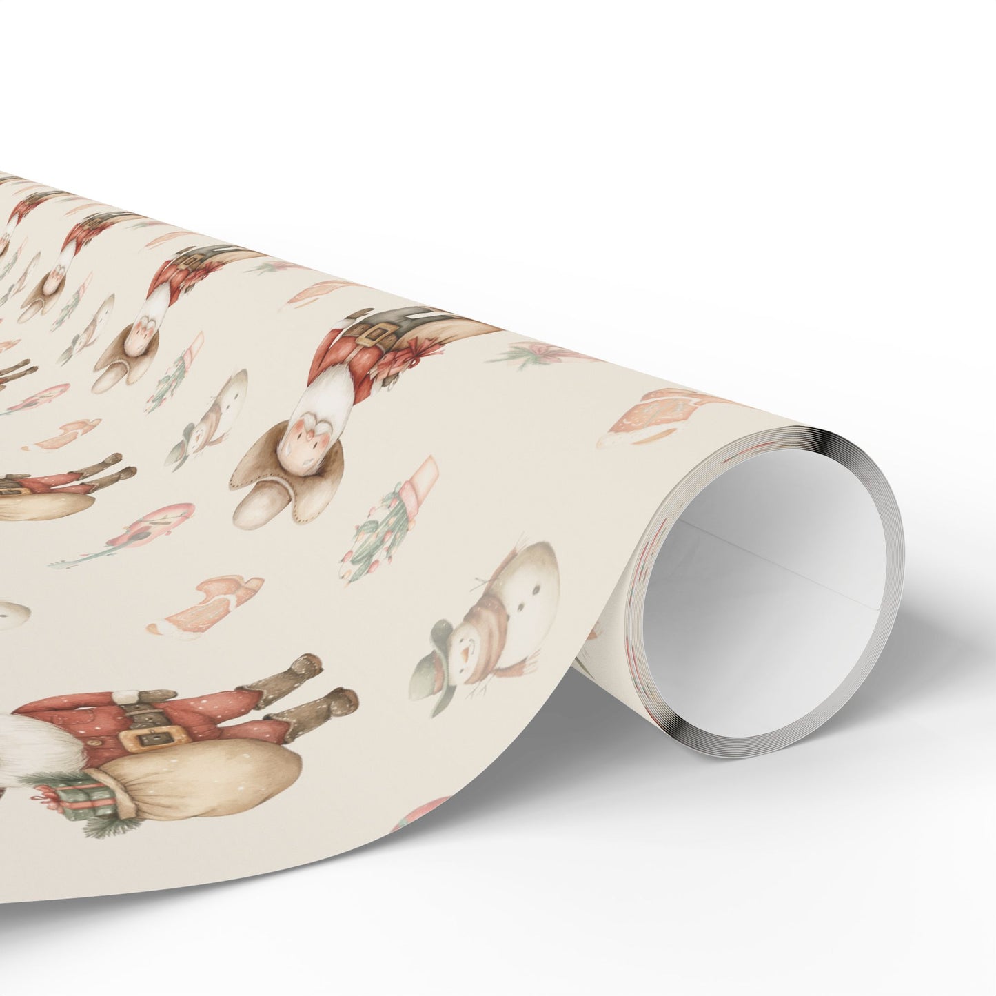 Santa’s Country Christmas – Western Cowboy Wrapping Paper