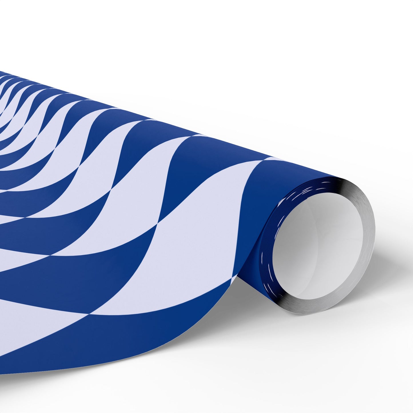 Blue on Blue Harlequin Pattern