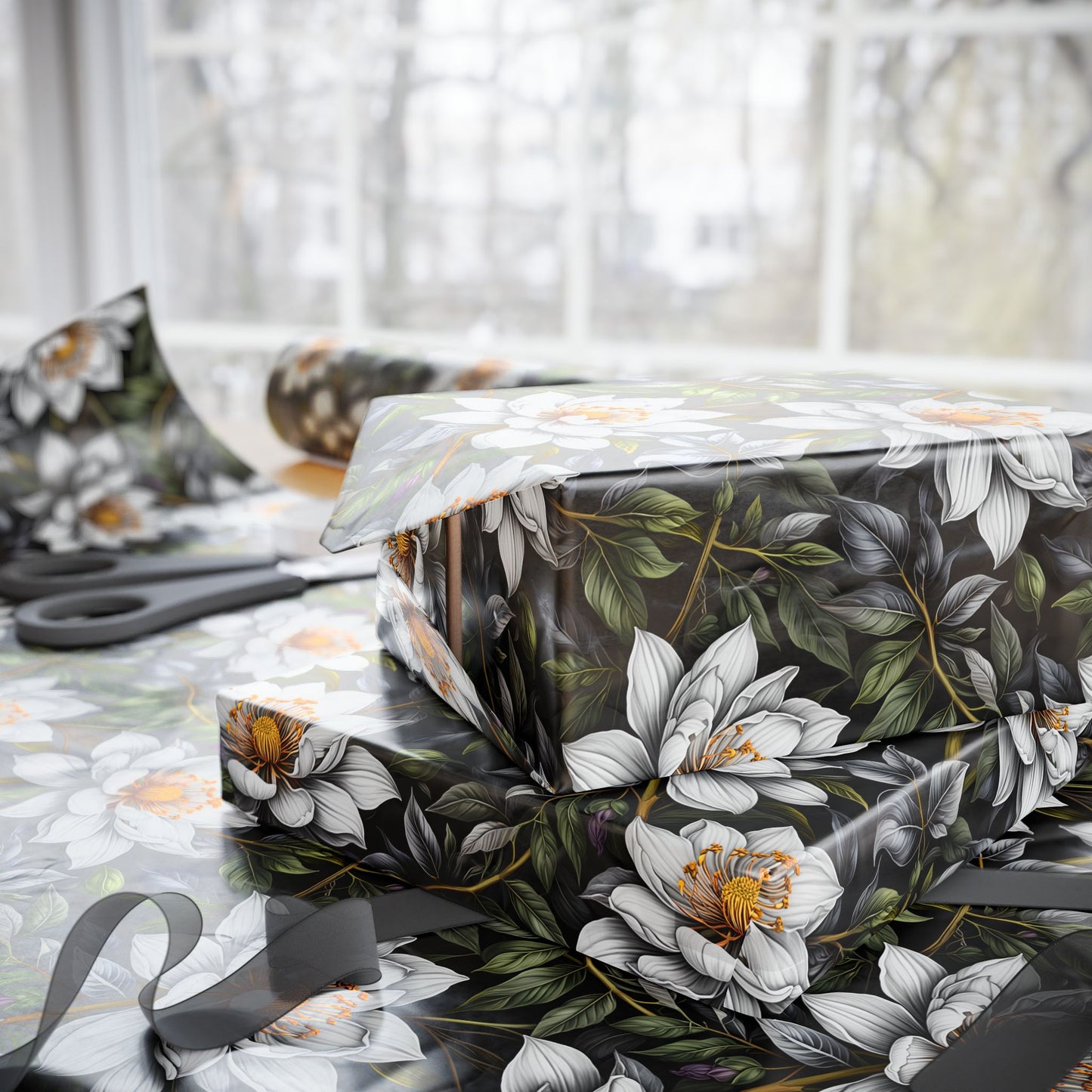 Trendy Botanical Wrapping Paper Eco Friendly Gifting