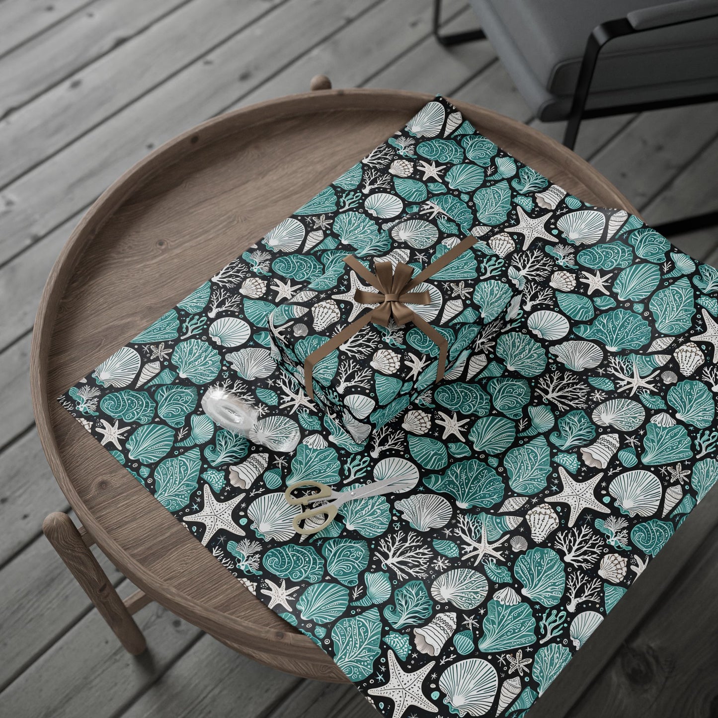 Blue Coastal Dream Wrapping Paper