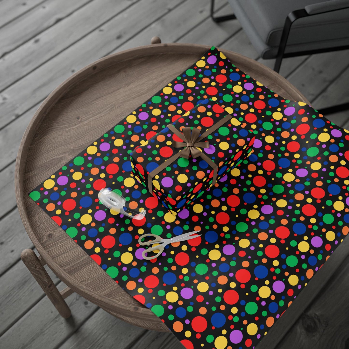 Colorful Polka Dot Wrapping Papers, Fun Gift Wrap for Birthdays, Parties, Celebrations, Events, Holidays, Arts and Crafts