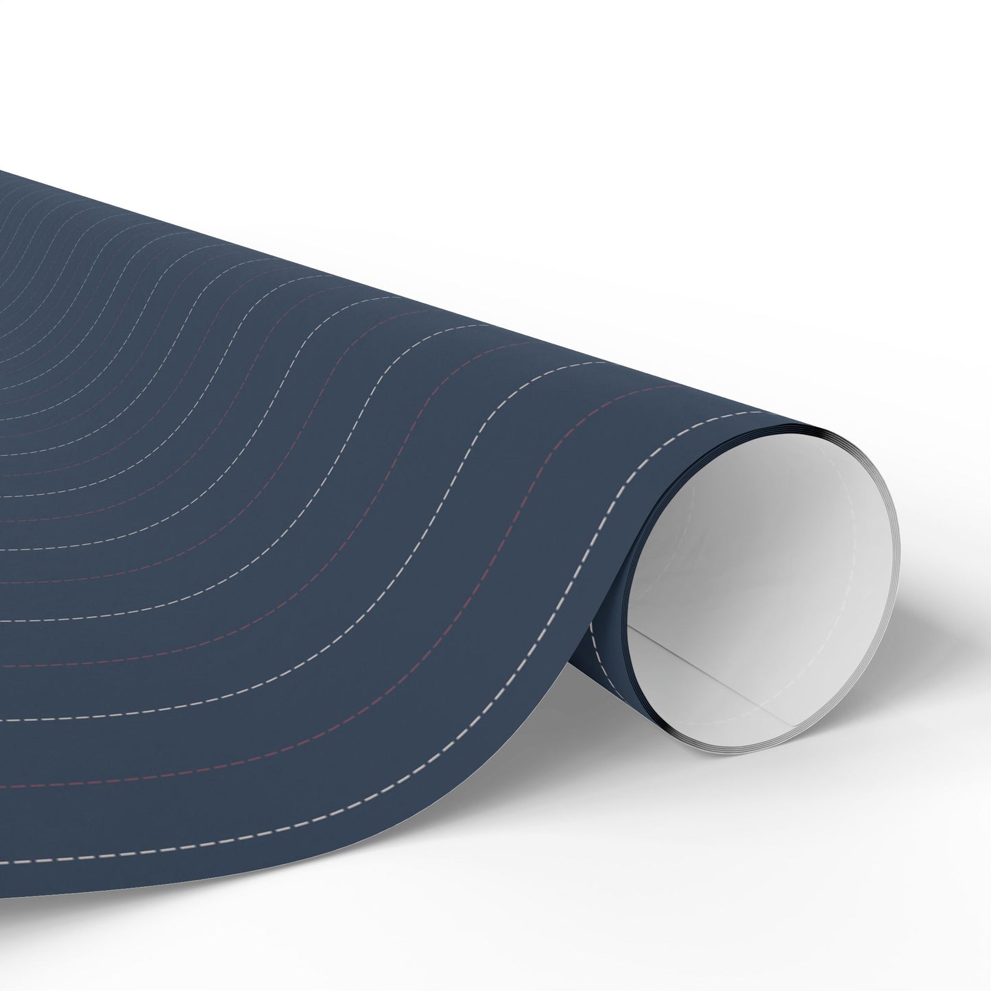 Elegant Navy Striped Wrapping Paper