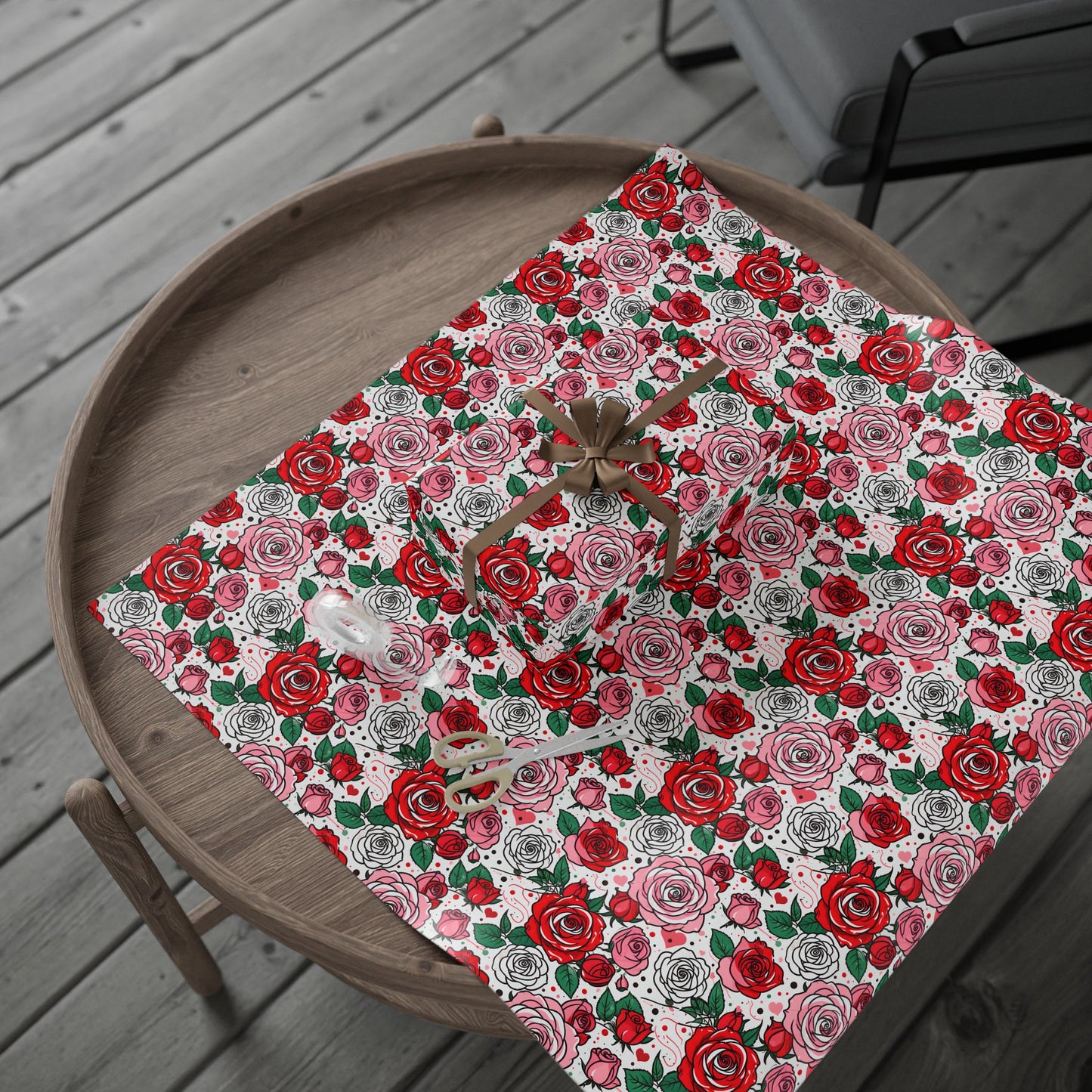 Romantic Floral Wrapping Paper
