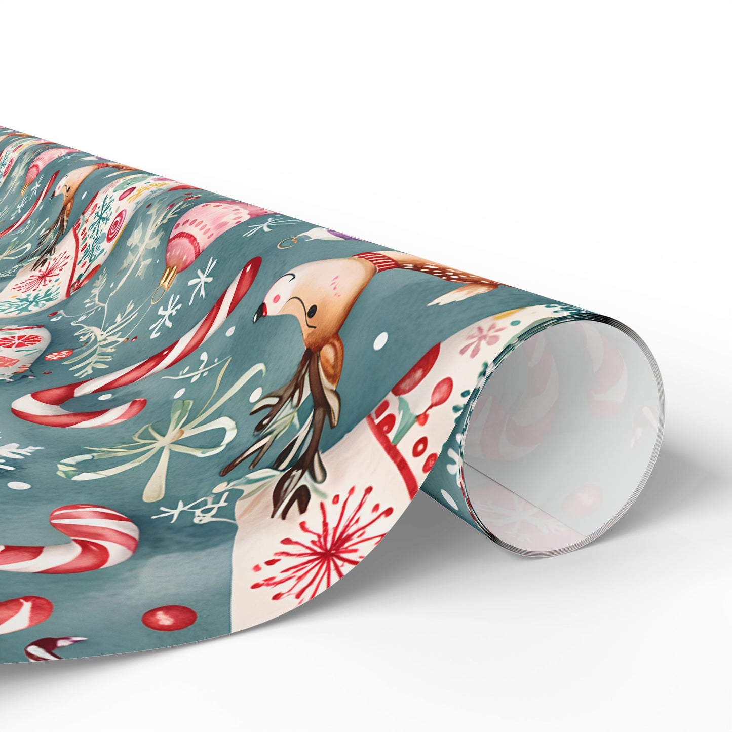 Stocking Situation – Sweet & Snuggly Christmas Wrapping Paper